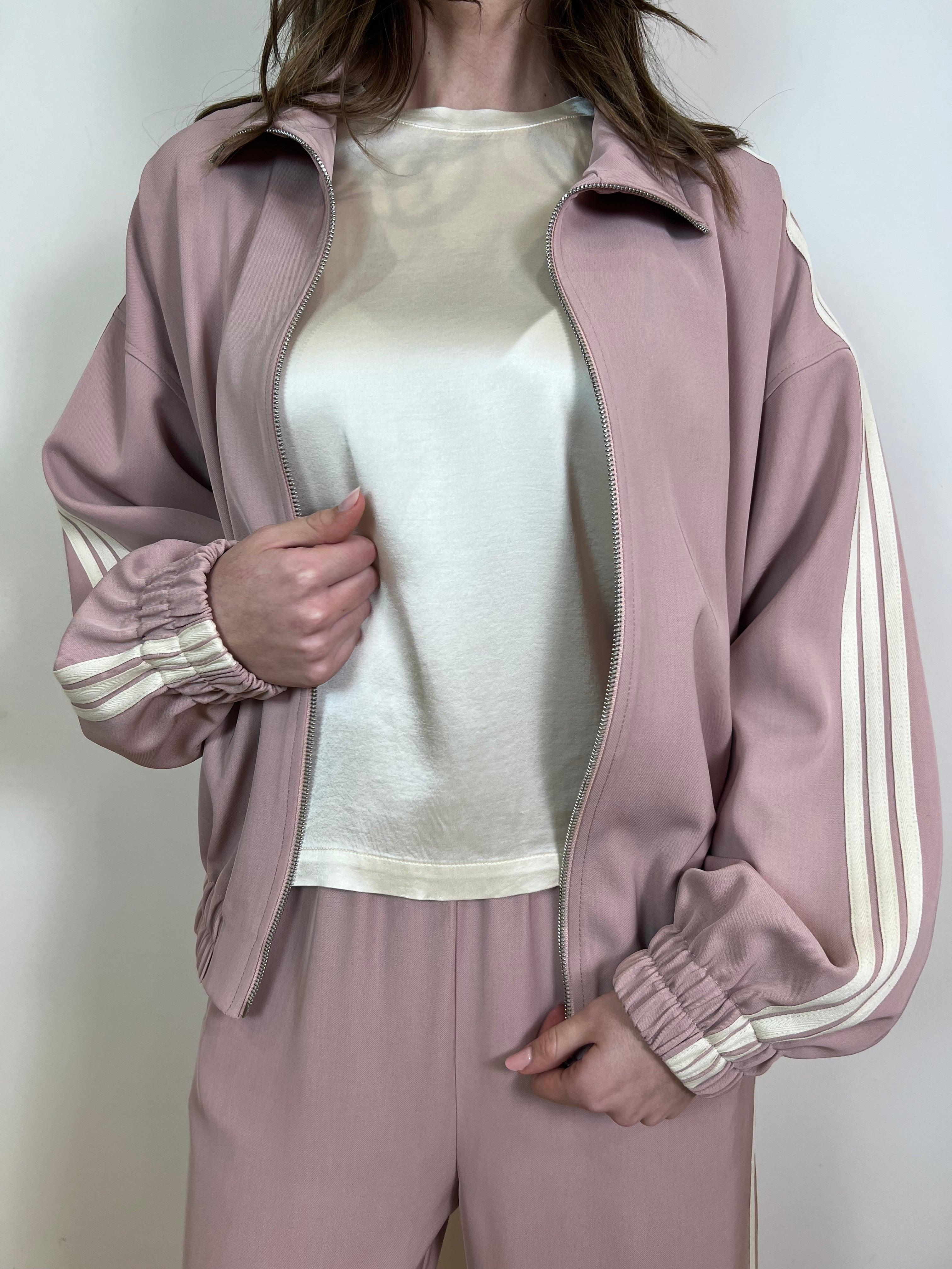 Felpa zip bande laterali - Tensione In