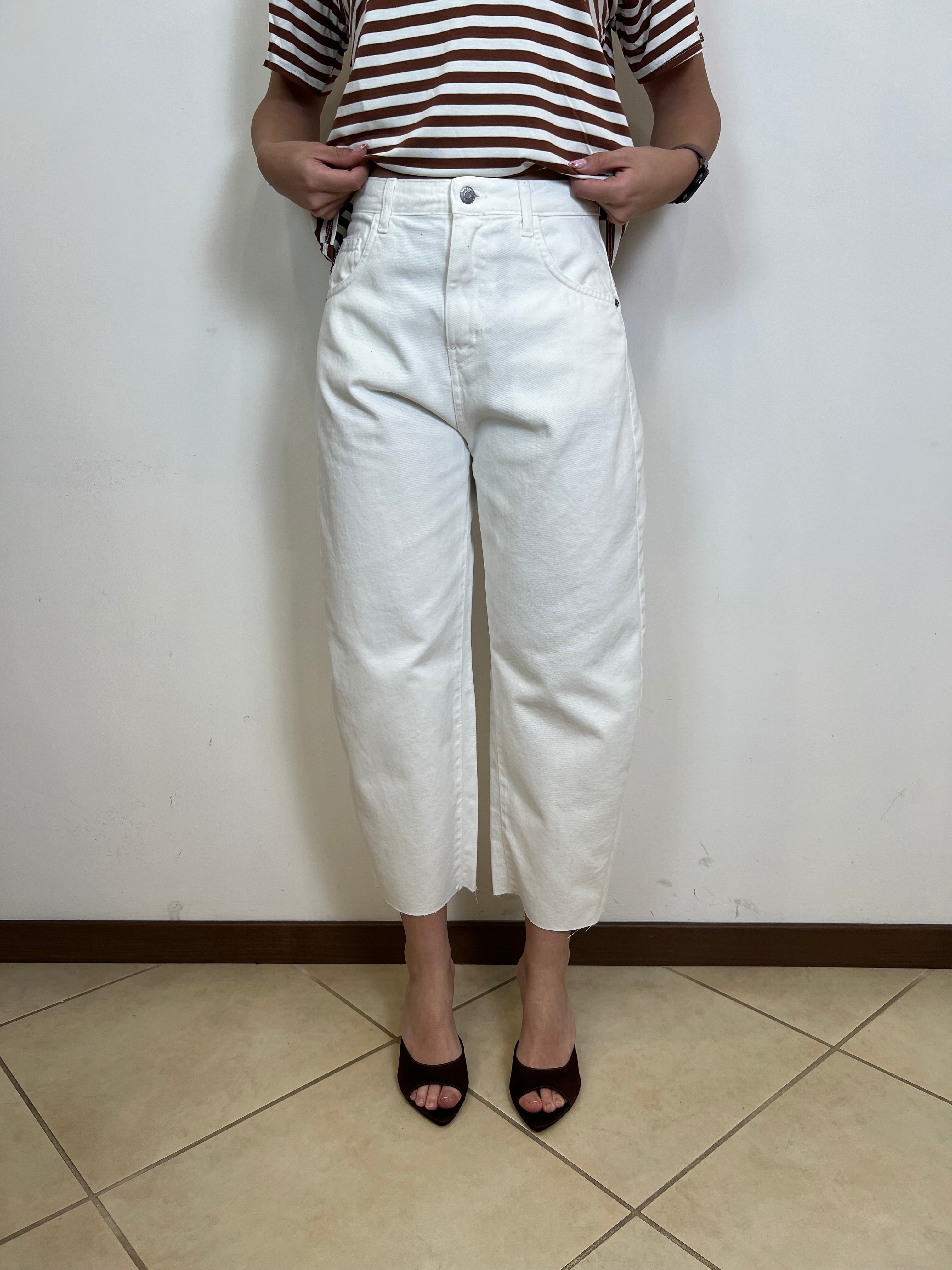 Jeans bianco Aria - Haveone