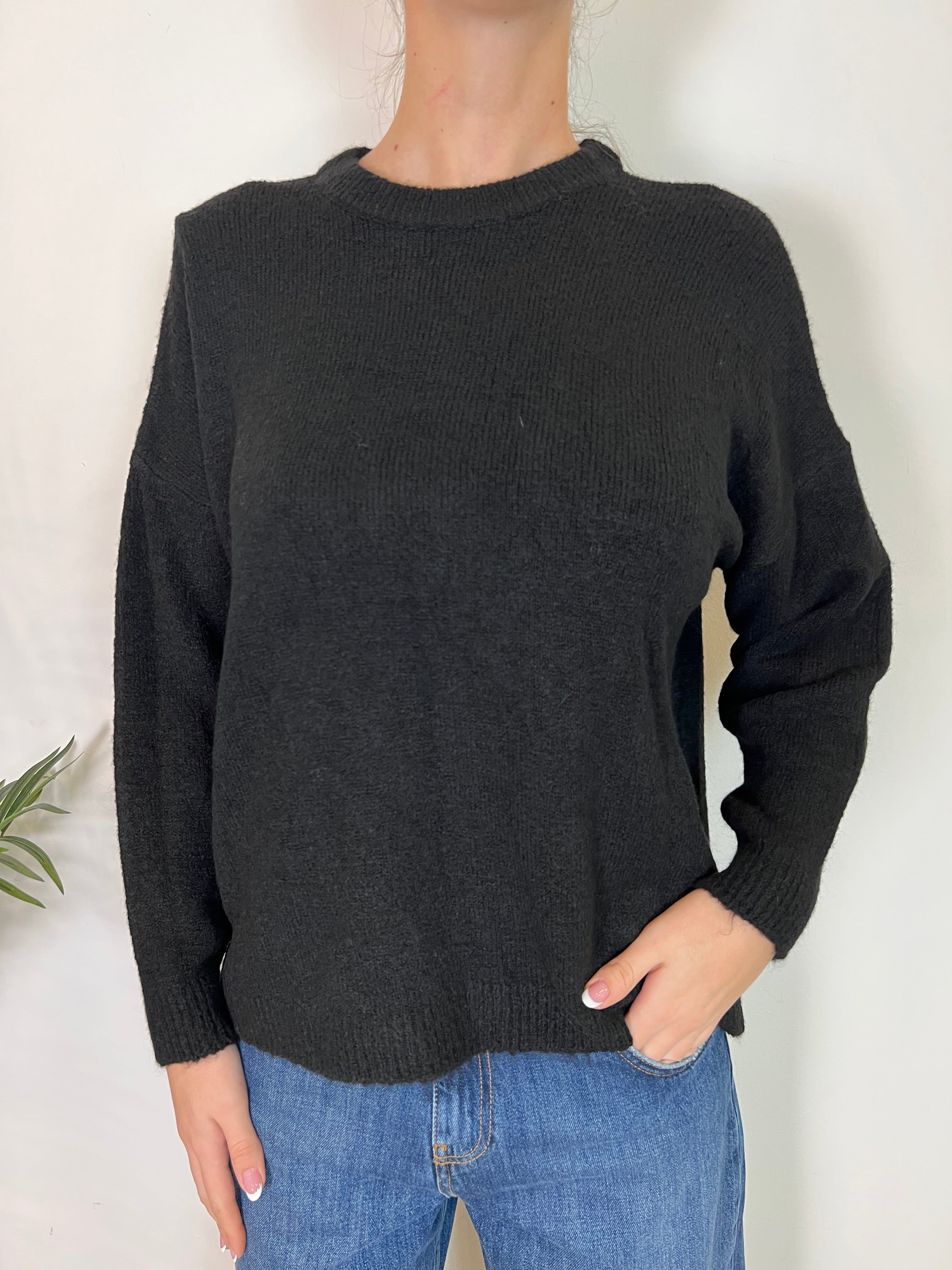 Maglia oblò pizzo dietro - Haveone