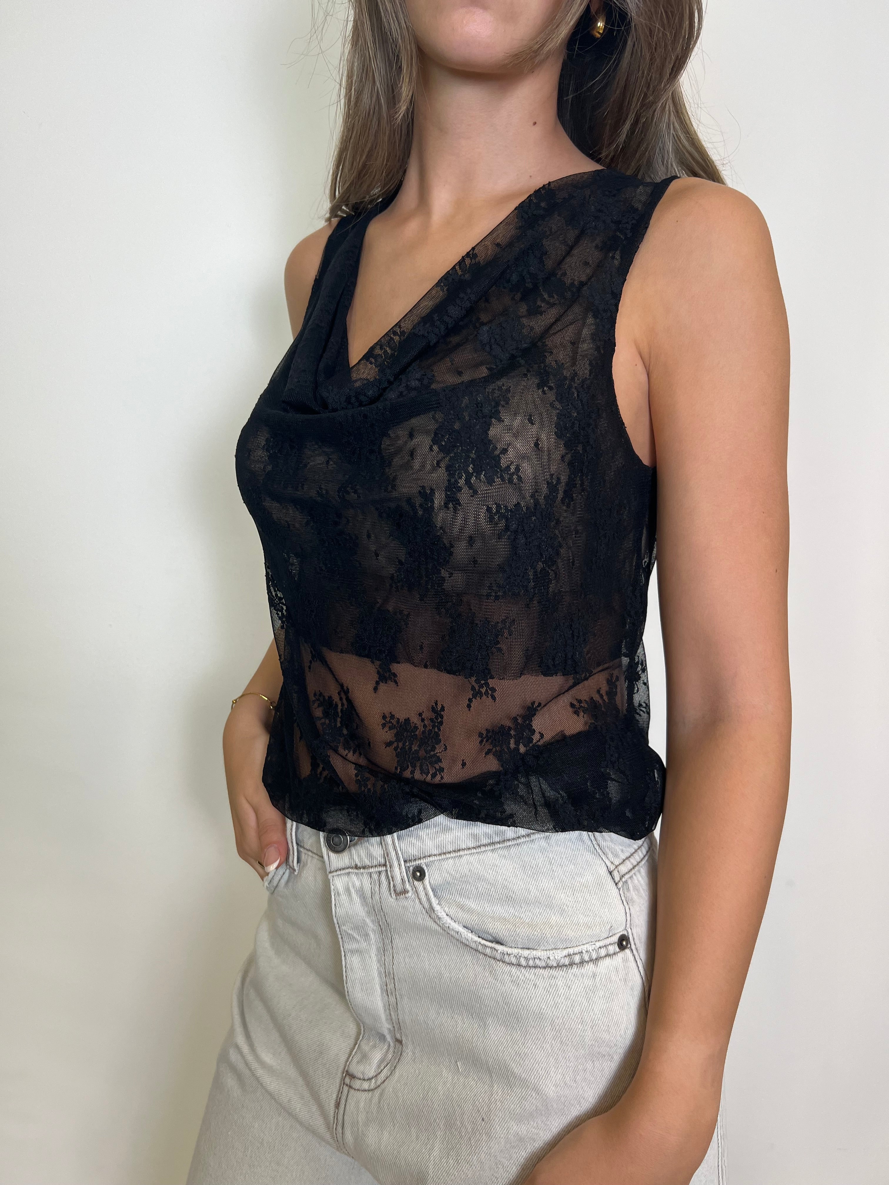 Top pizzo scollo gronda - Haveone