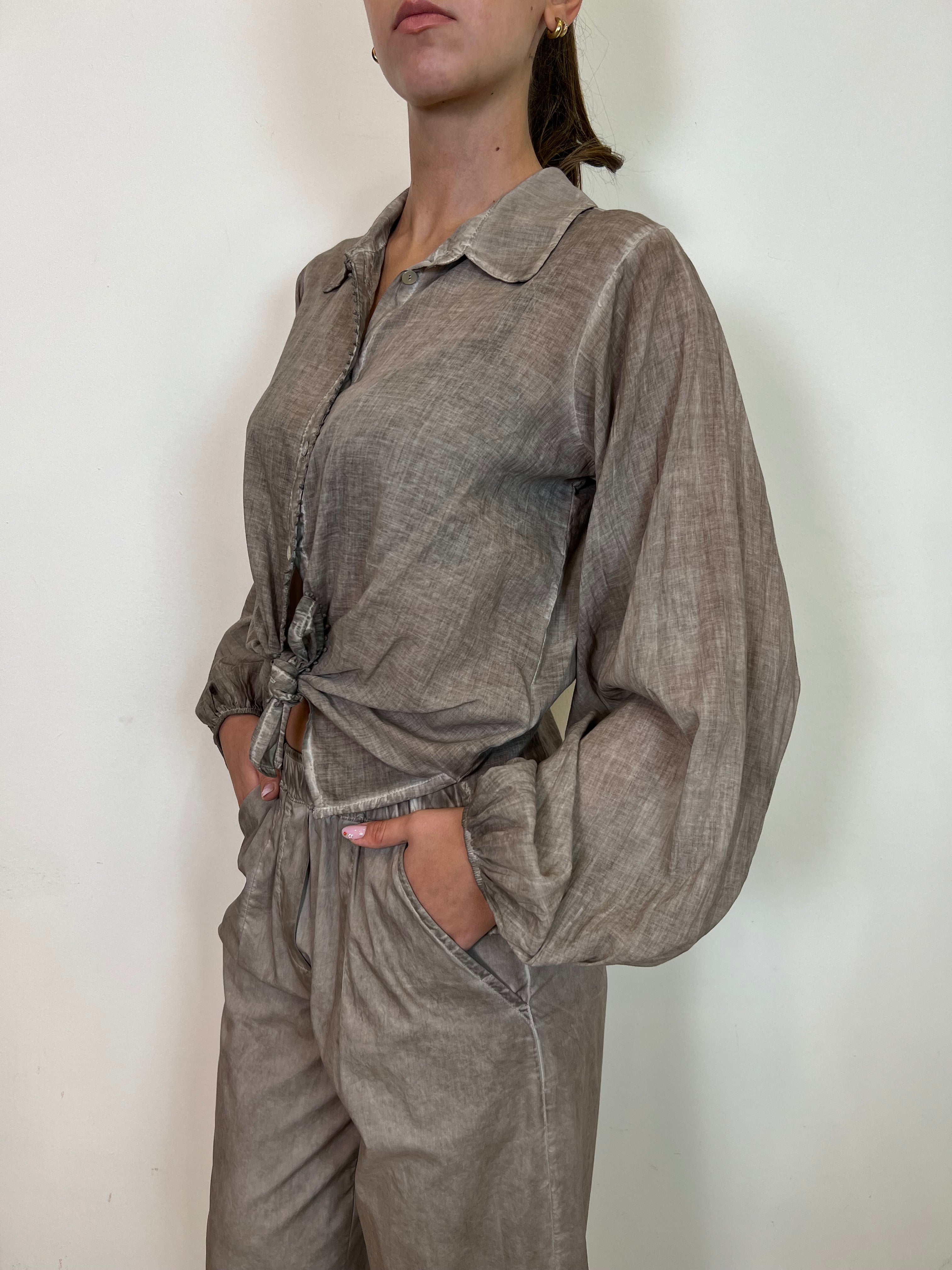 Camicia mussola passamaneria stone - Haveone