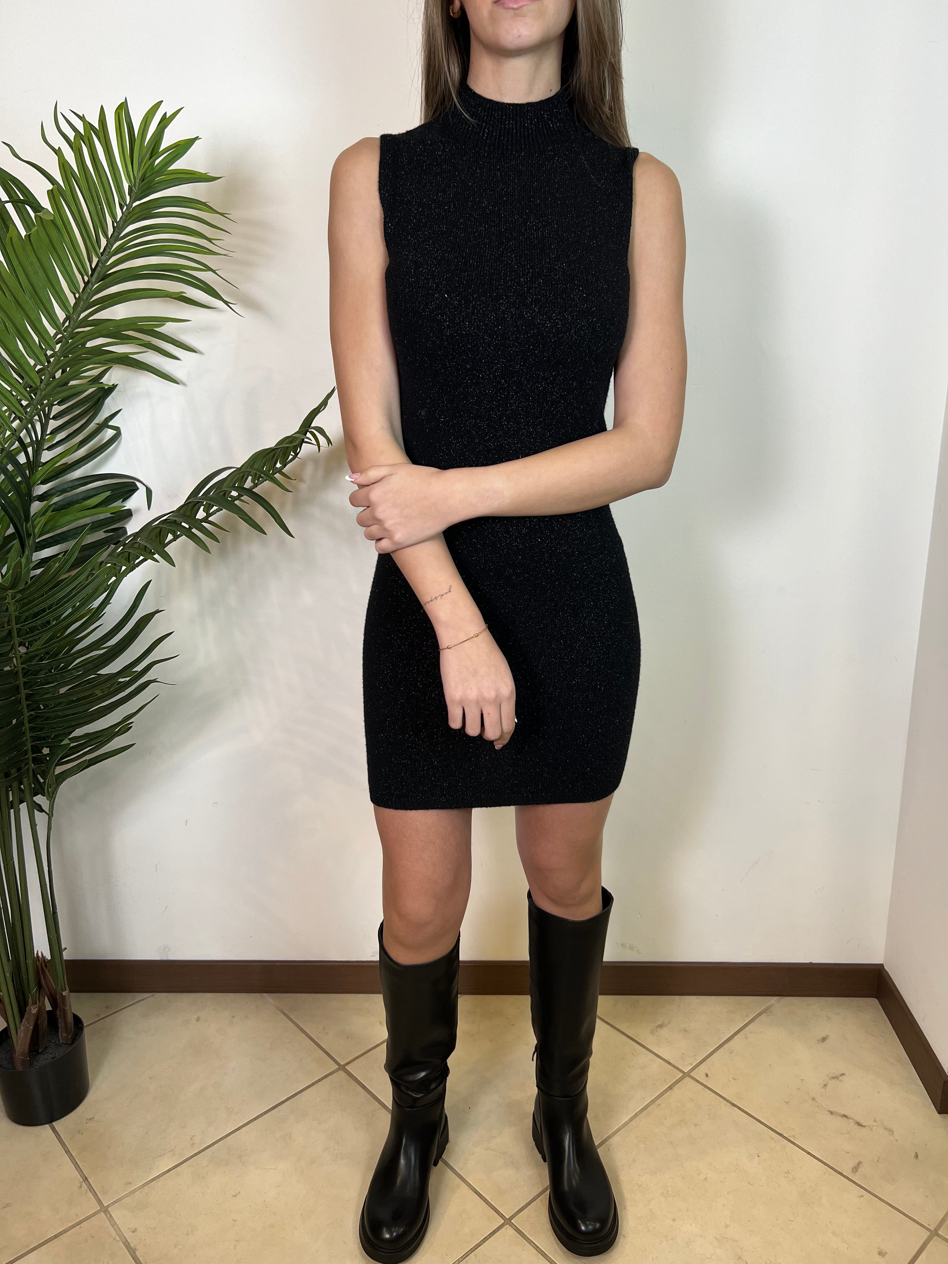 Abito smanicato lurex - Kontatto