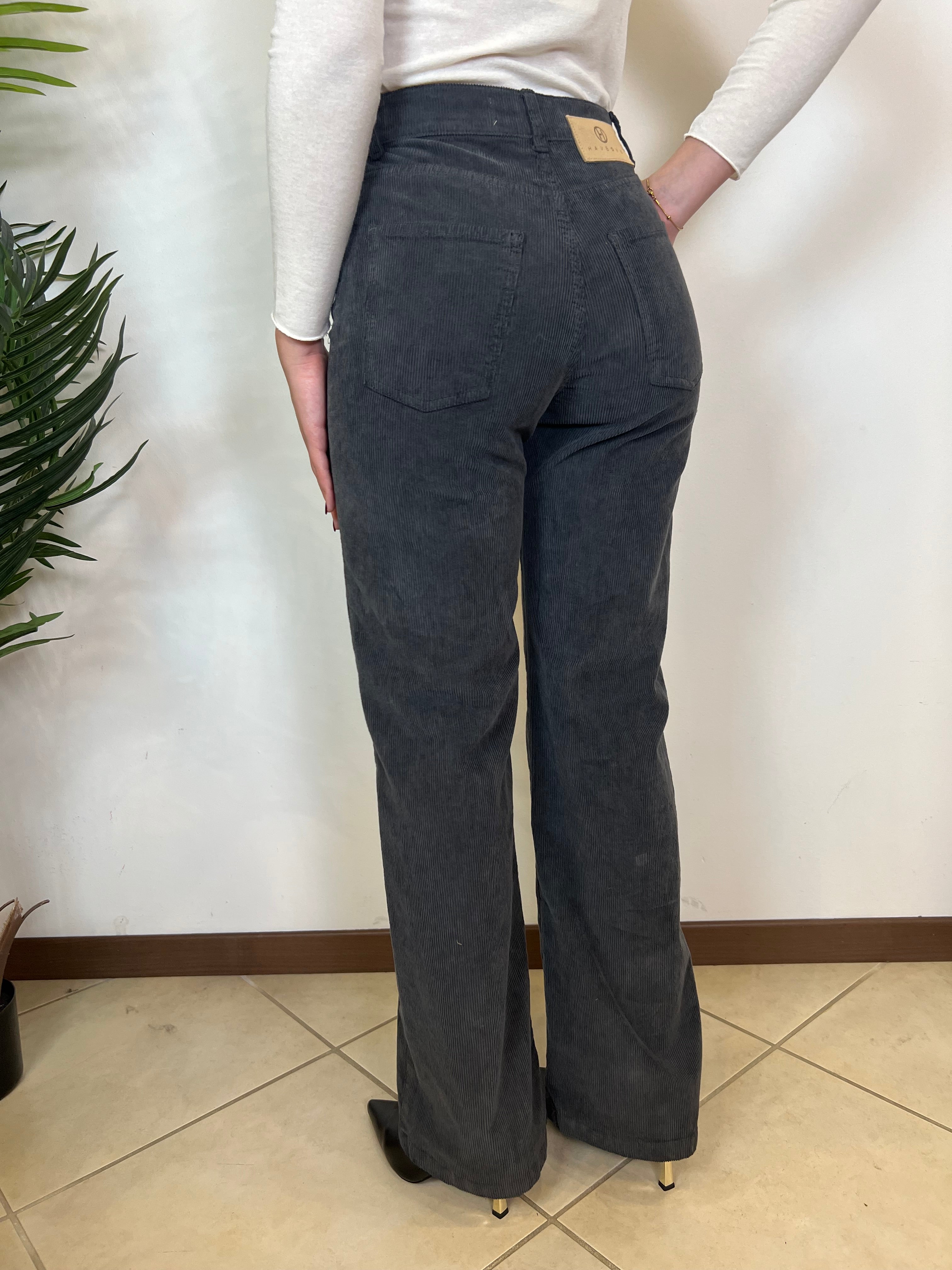 Pantalone London velluto mille righe - Haveone