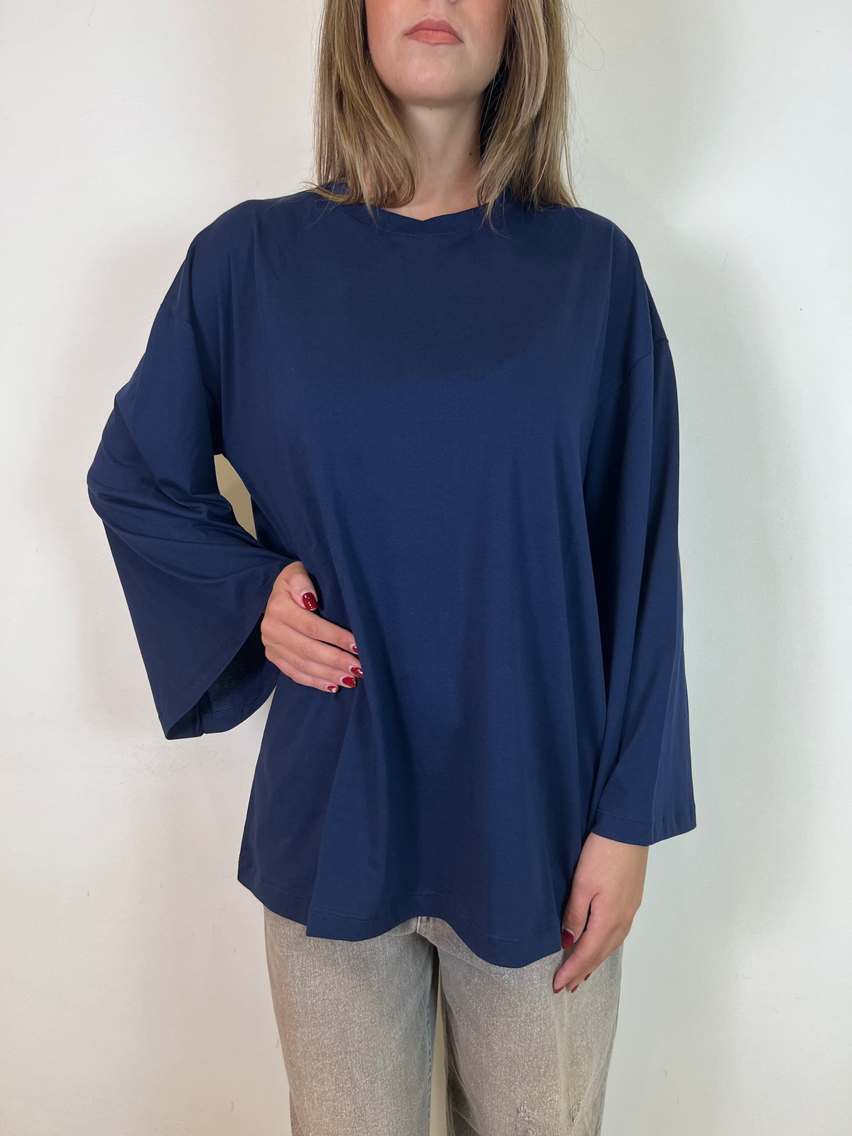 T-shirt lunga manica ampia - Vicolo
