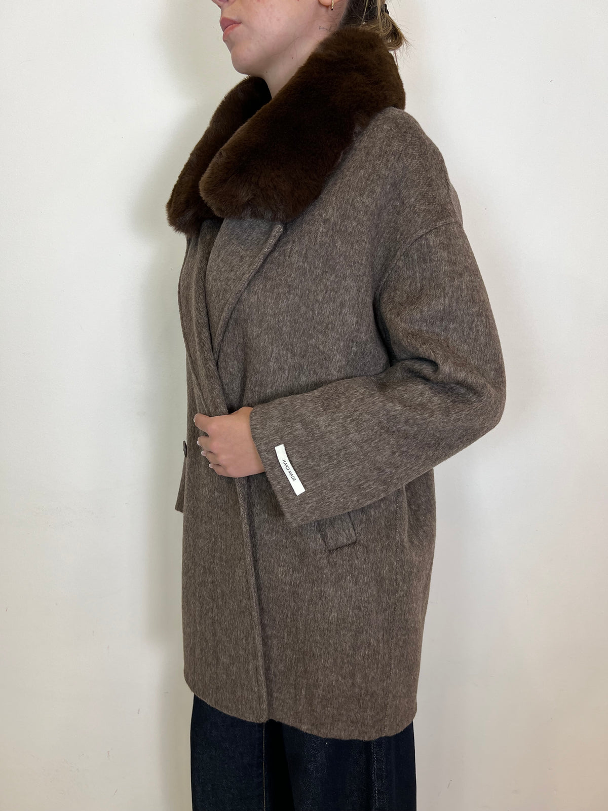 Cappotto collo pelo - Haveone