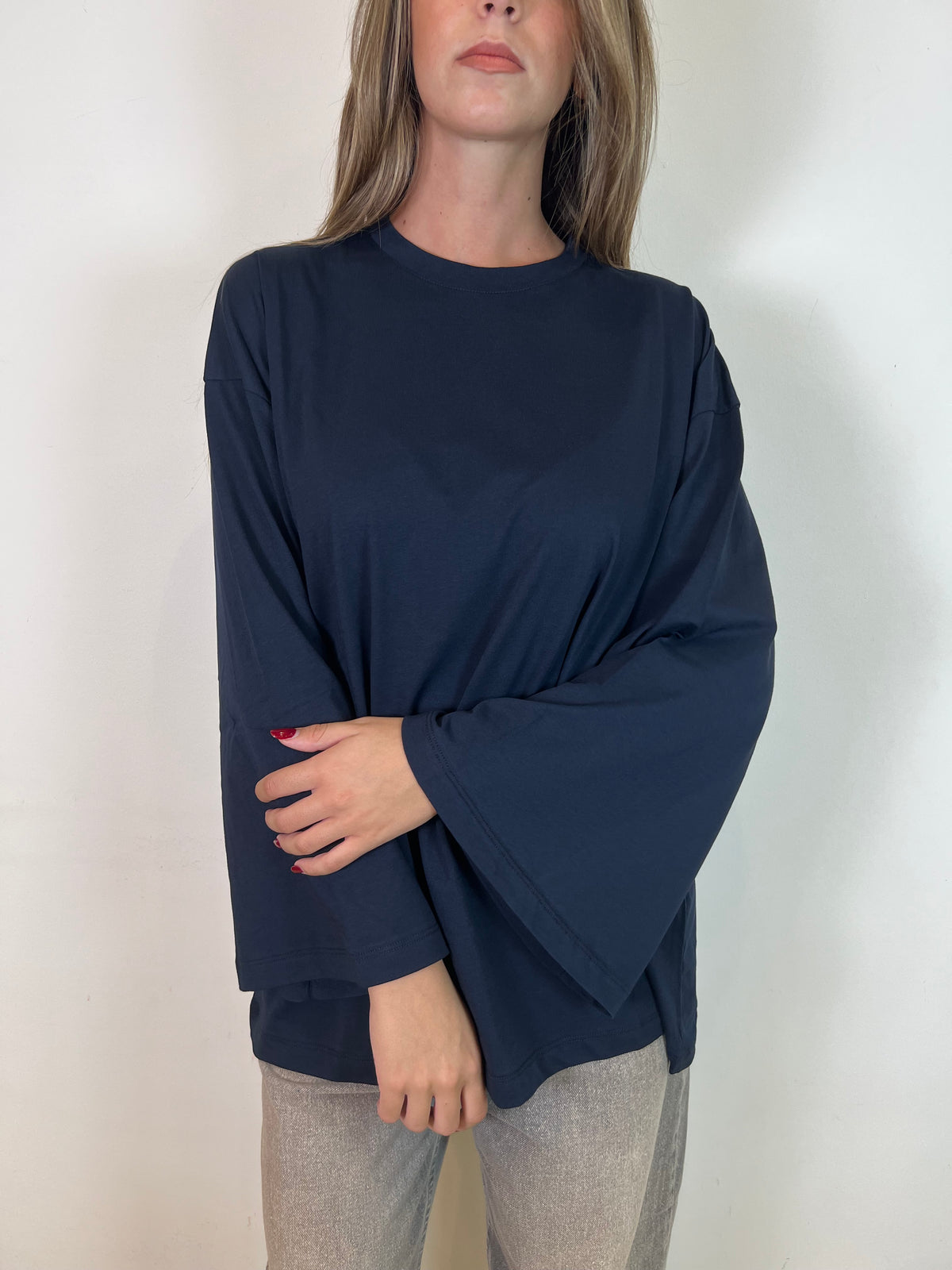 T-shirt lunga manica ampia - Vicolo