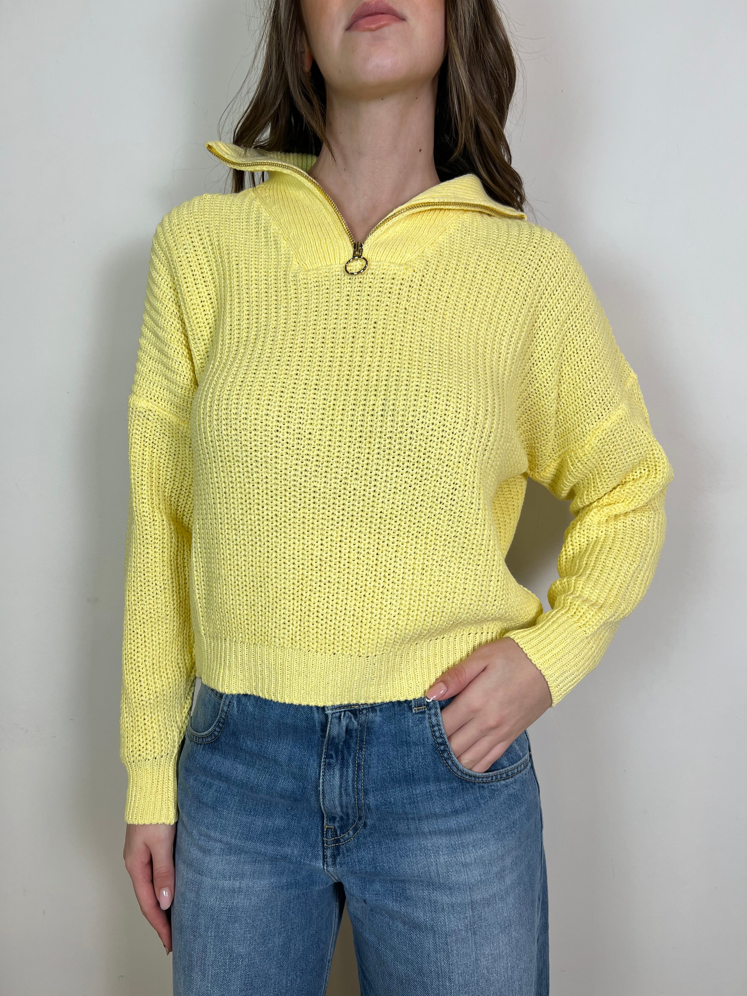 Maglia mini zip - Haveone