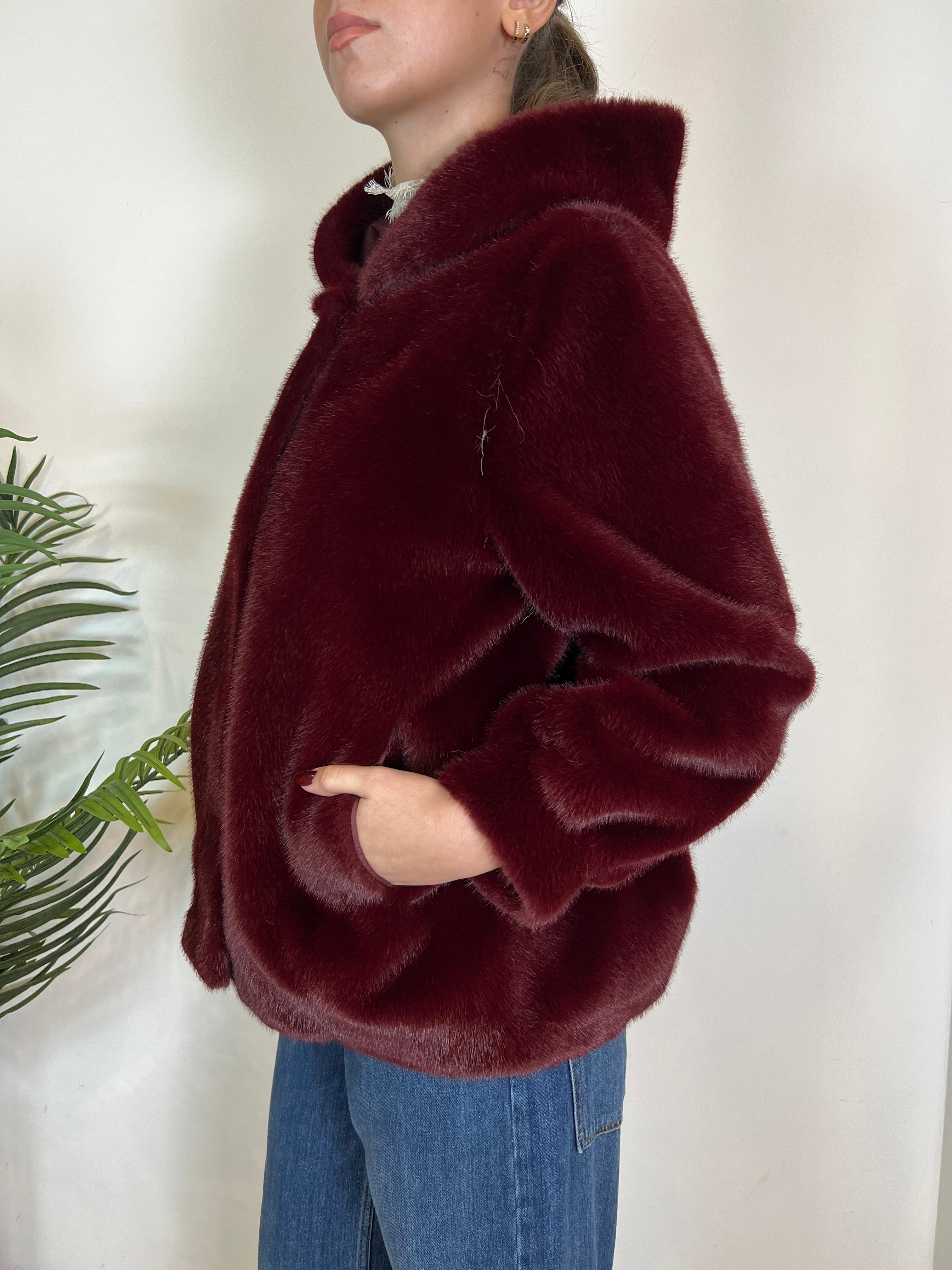 Ecopelliccia con cappuccio - Haveone