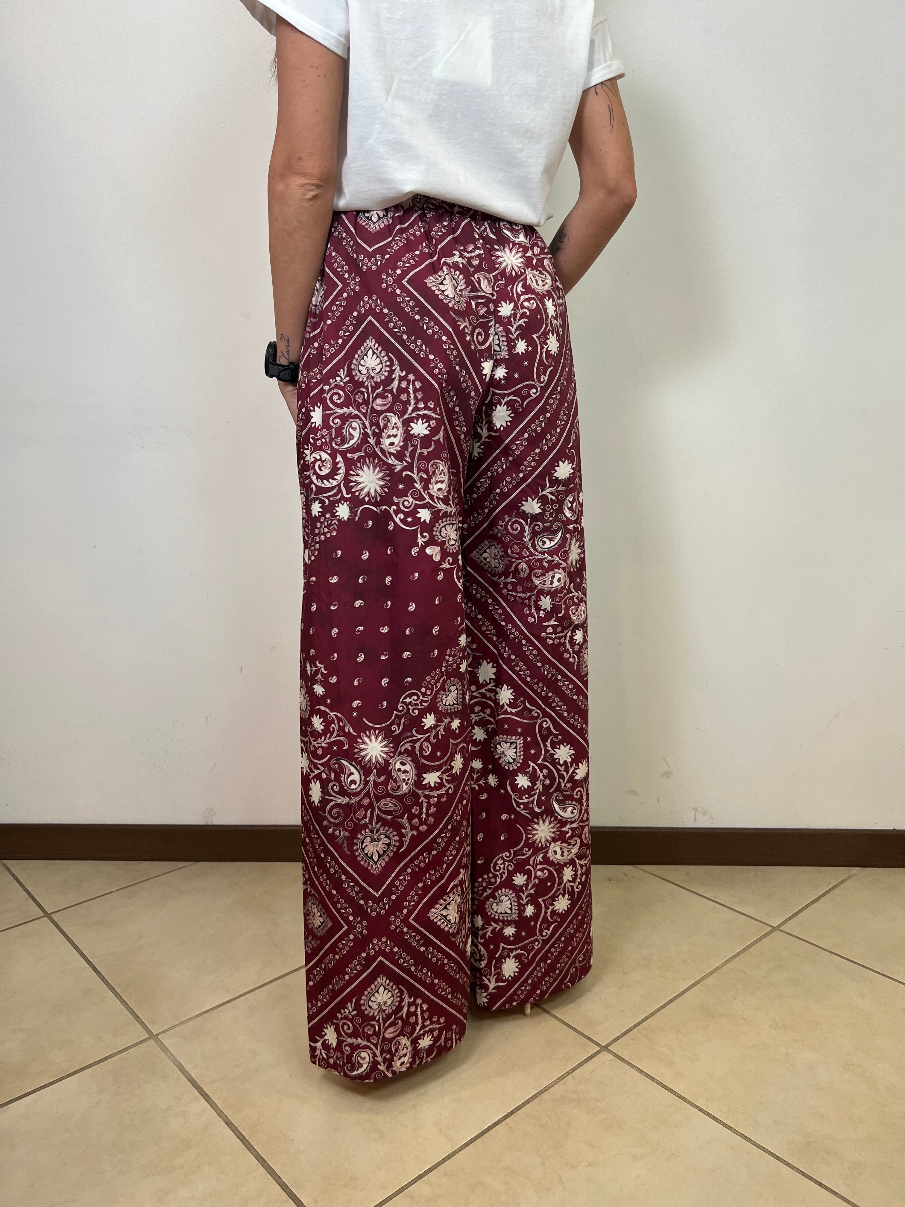Pantalone stampa bandana India - Tensione In