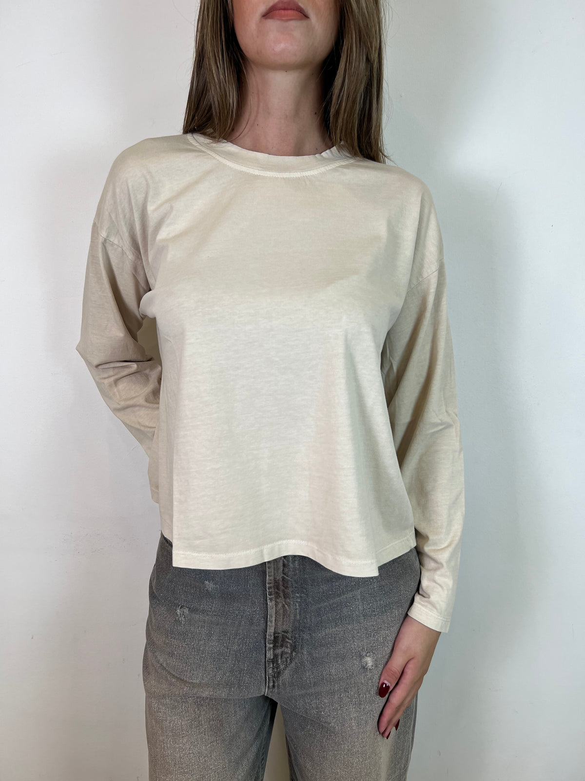 T-shirt scatola manica lunga - Haveone