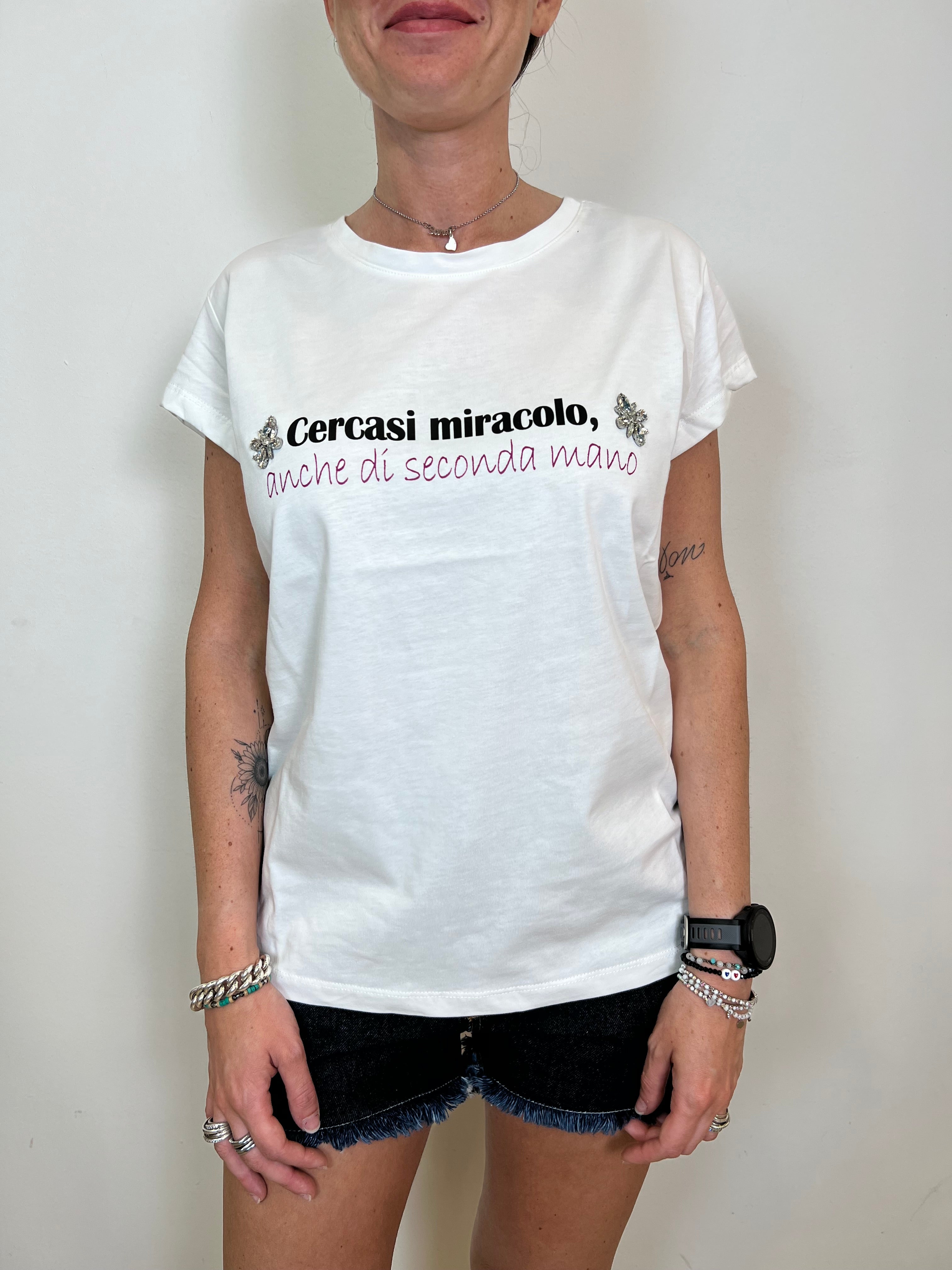 T-shirt cercasi miracolo - Vicolo