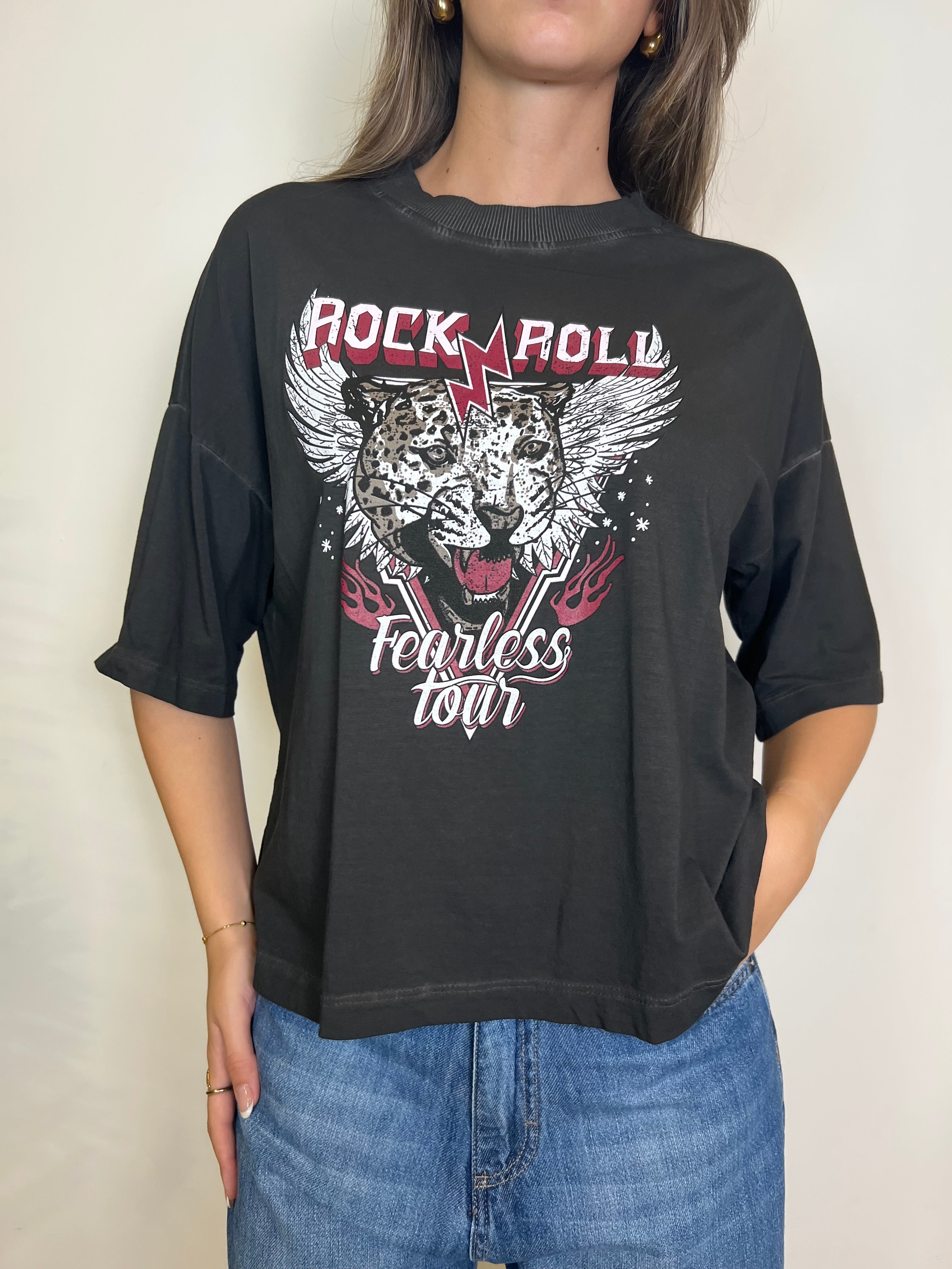 T-shirt stampa rock - Haveone