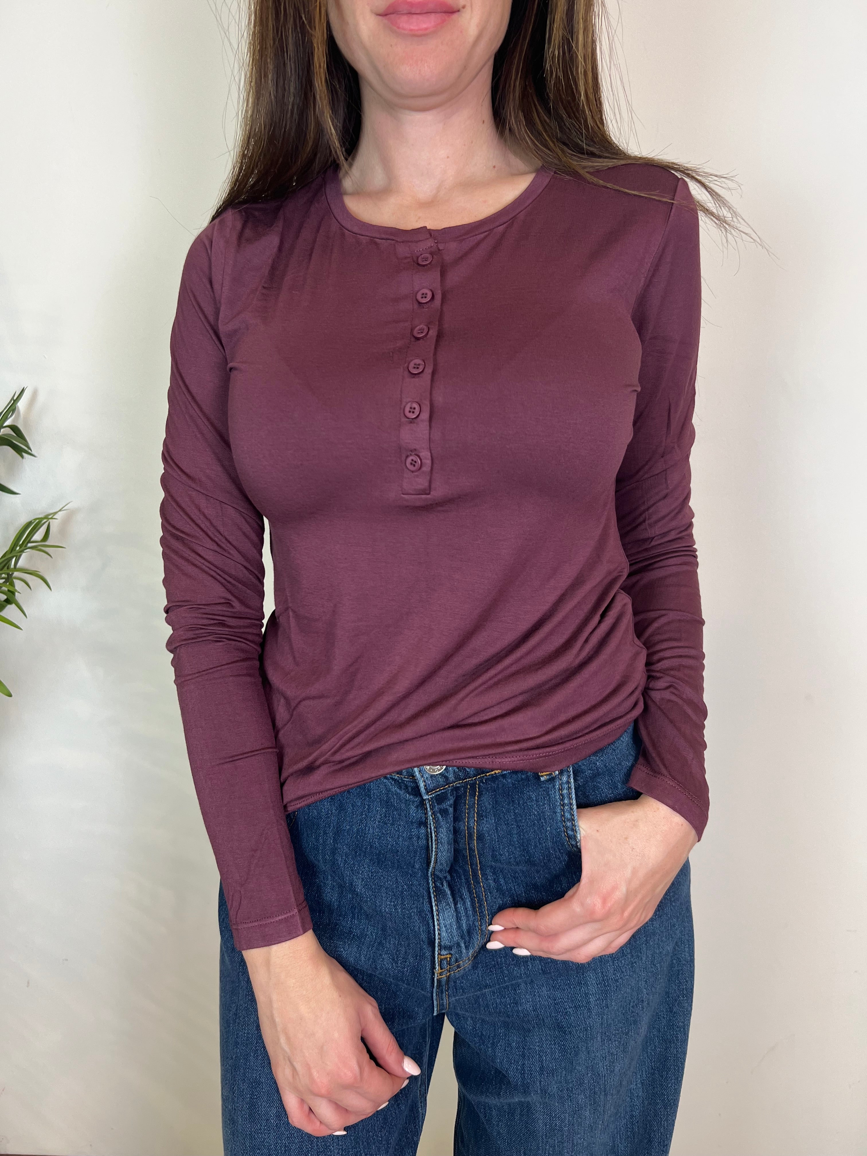 Maglia viscosa serafino - You Decide