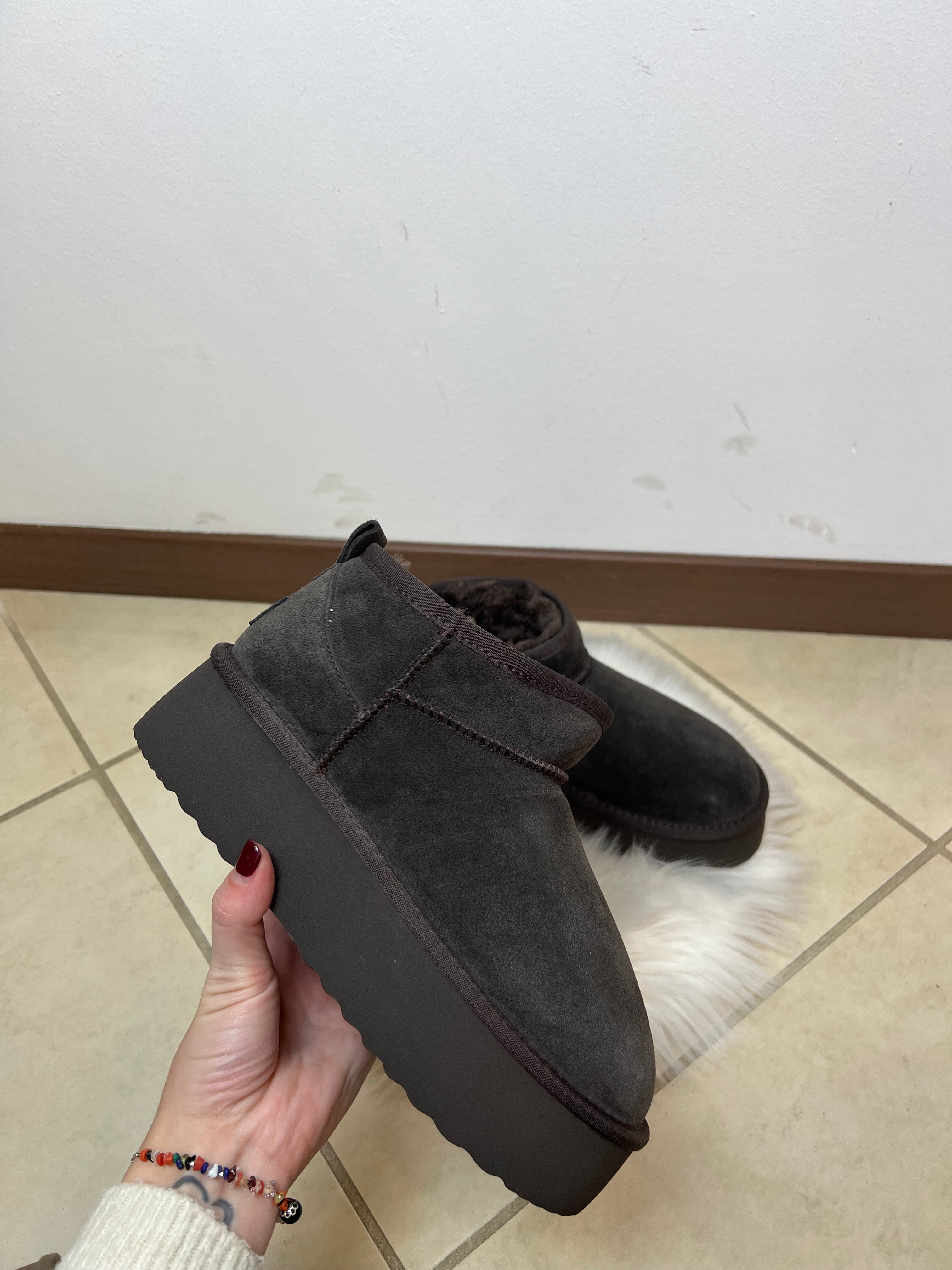 Stivaletto pelo interno platform - Ovyé