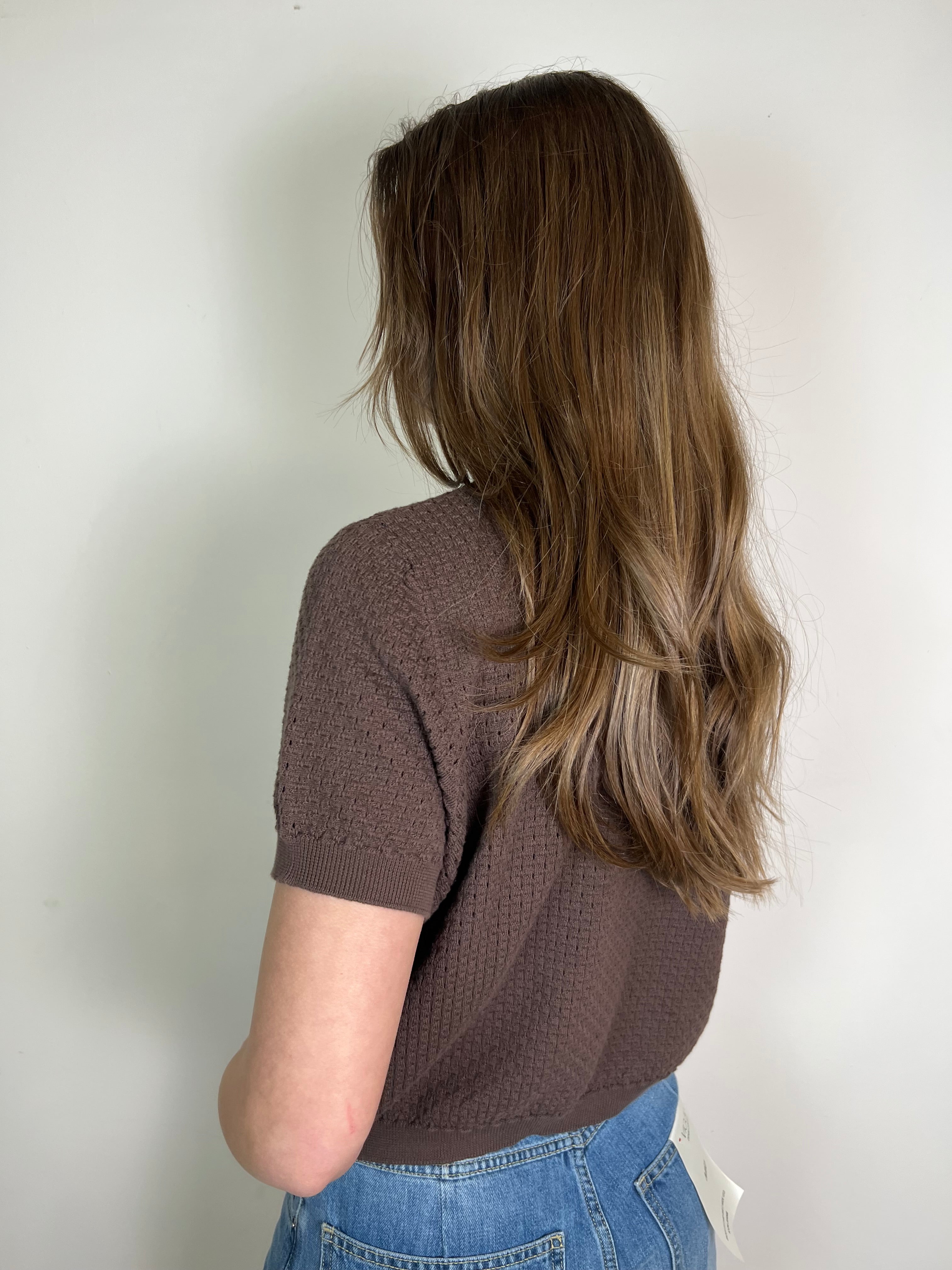 Maglia mezza manica traforata - Vicolo