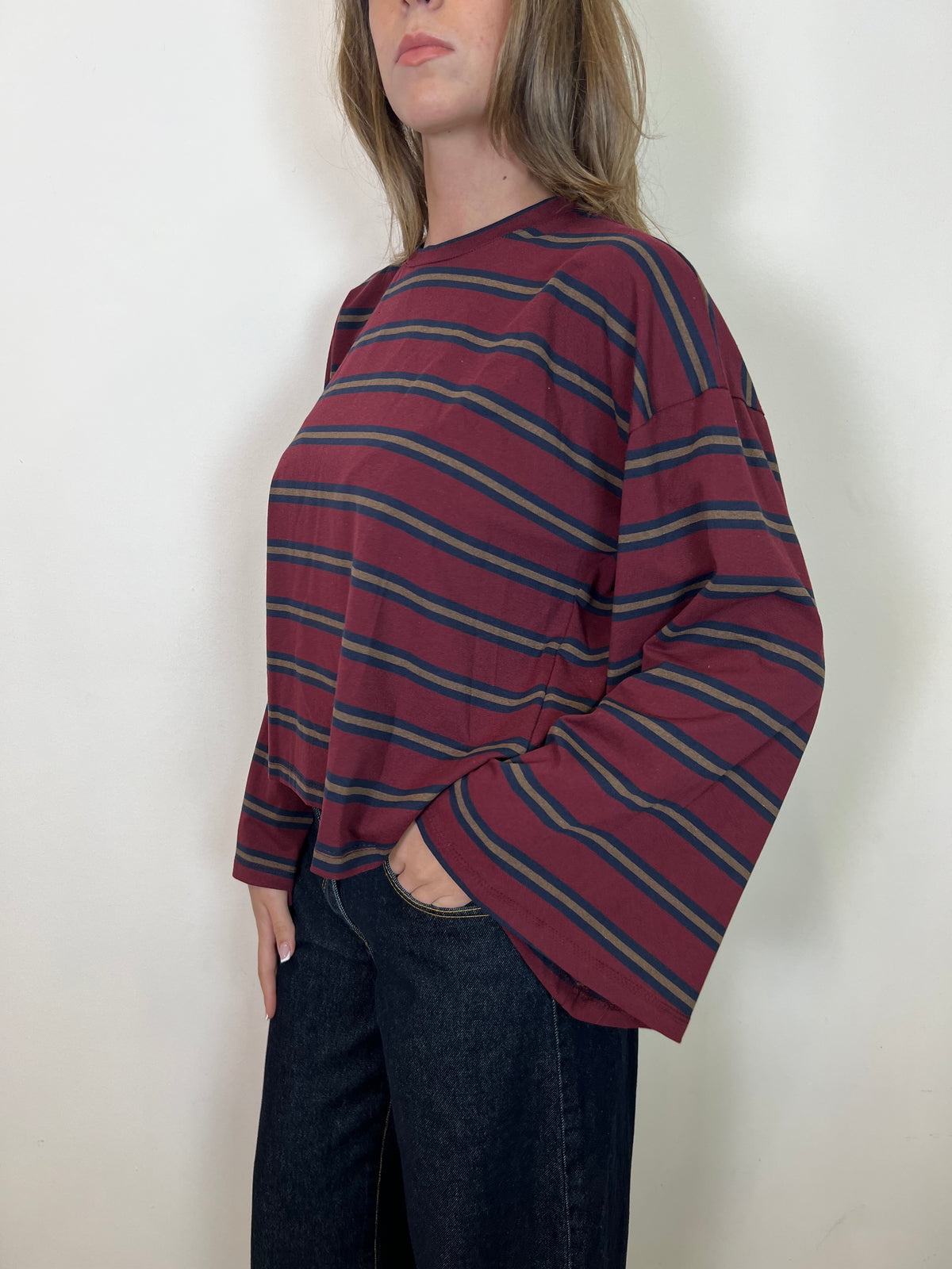 T-shirt righe calla - Vicolo