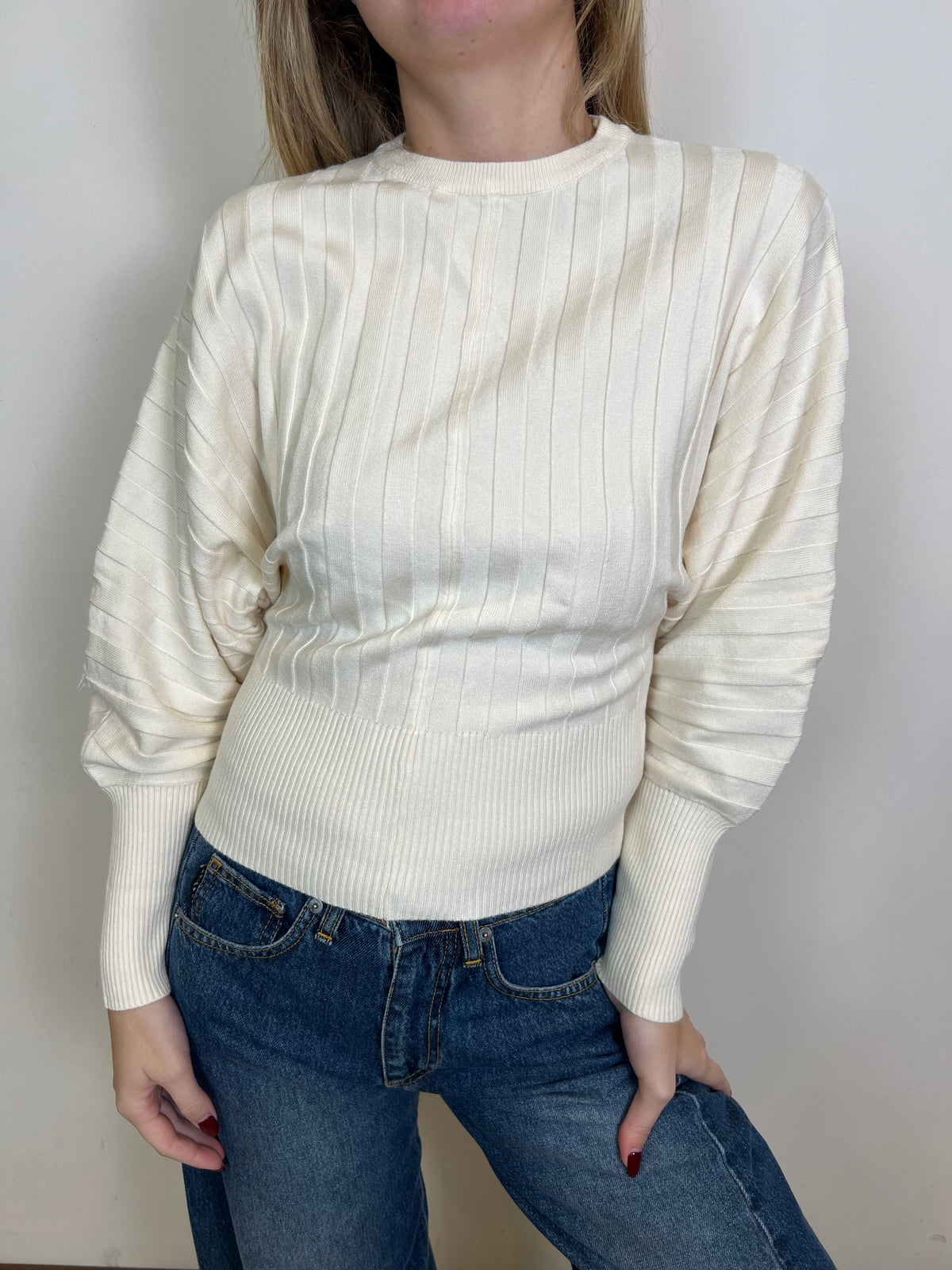 Maglia pipistrello a coste - Haveone
