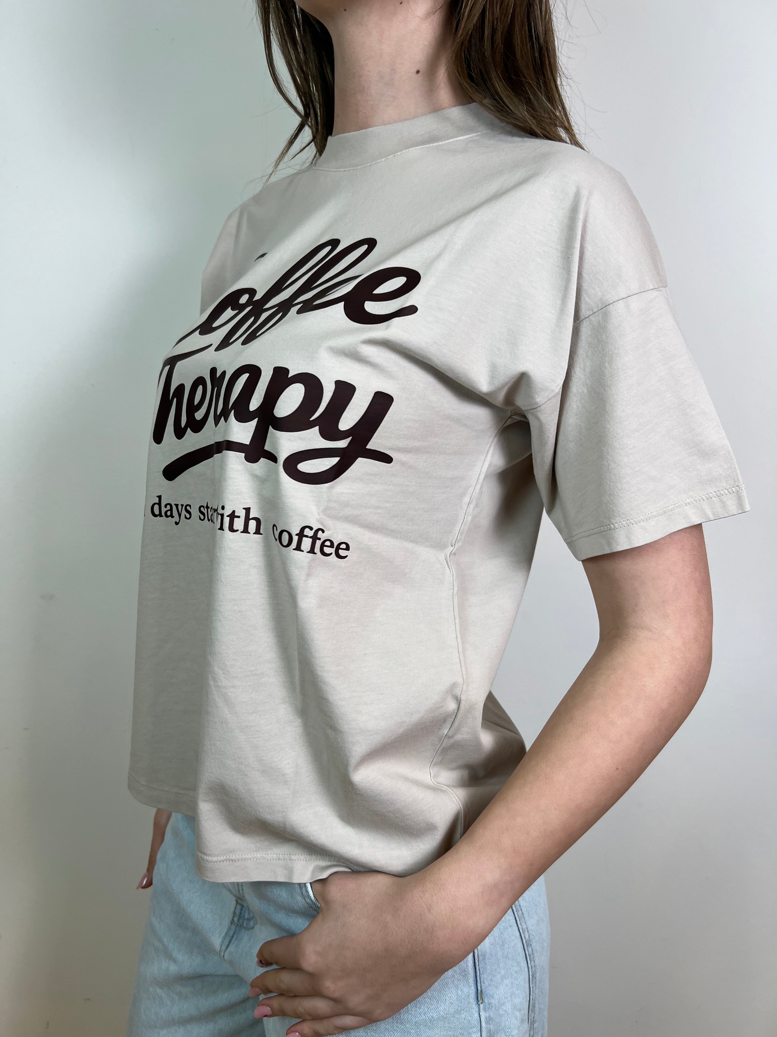 T-shirt coffee therapy - Vicolo