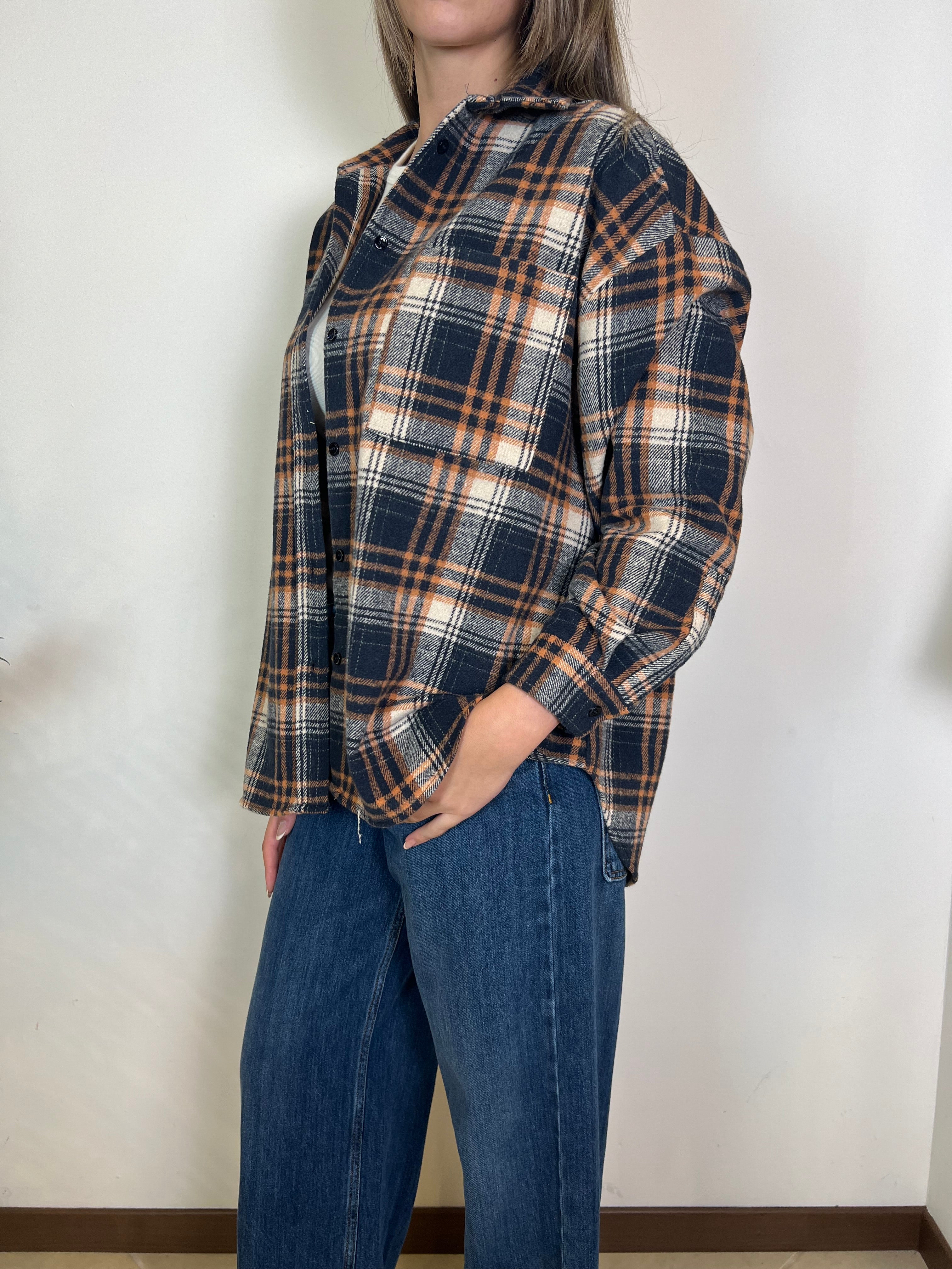 Camicia check blu - Vicolo