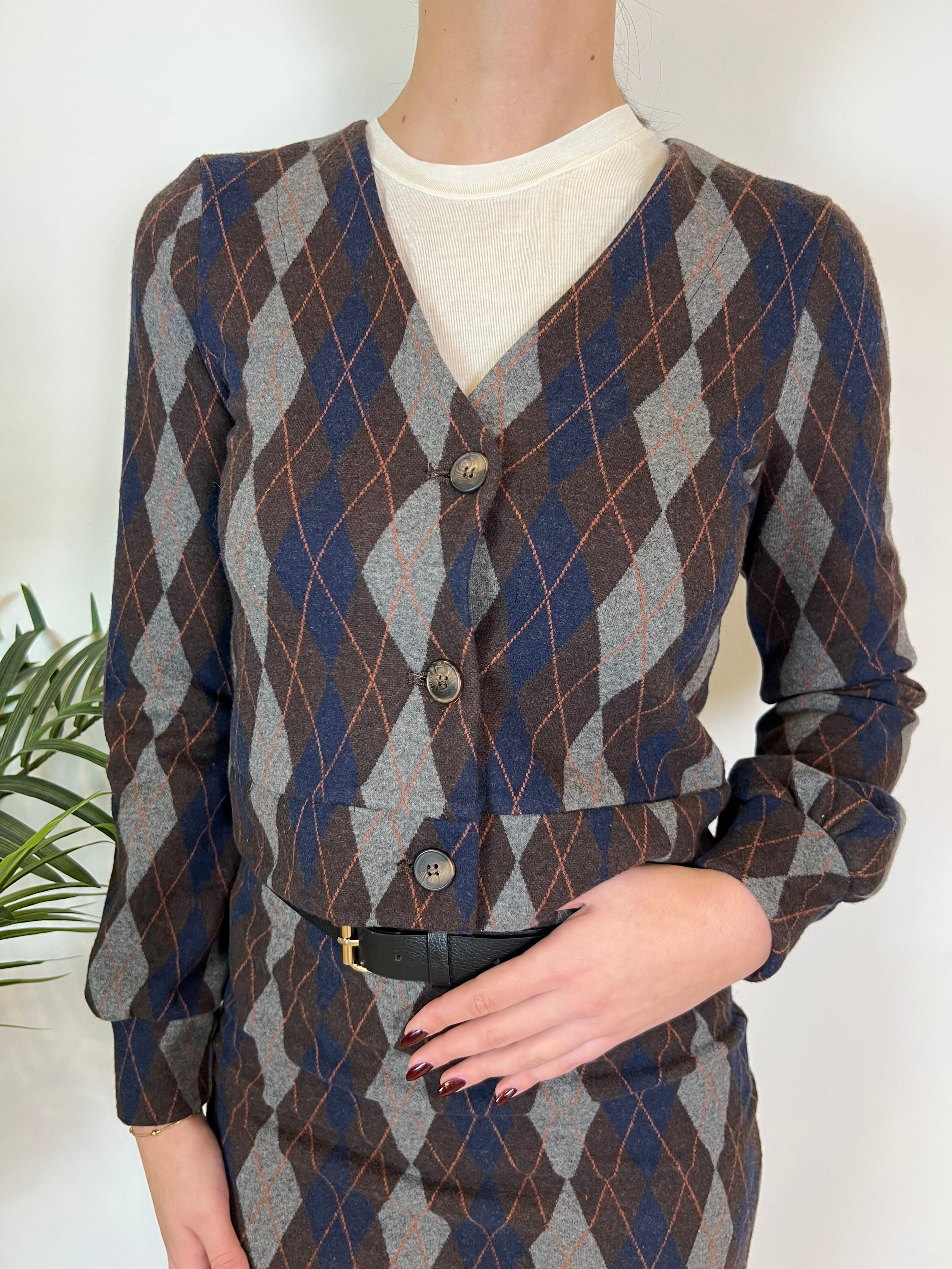 Cardigan slim rombi - Haveone