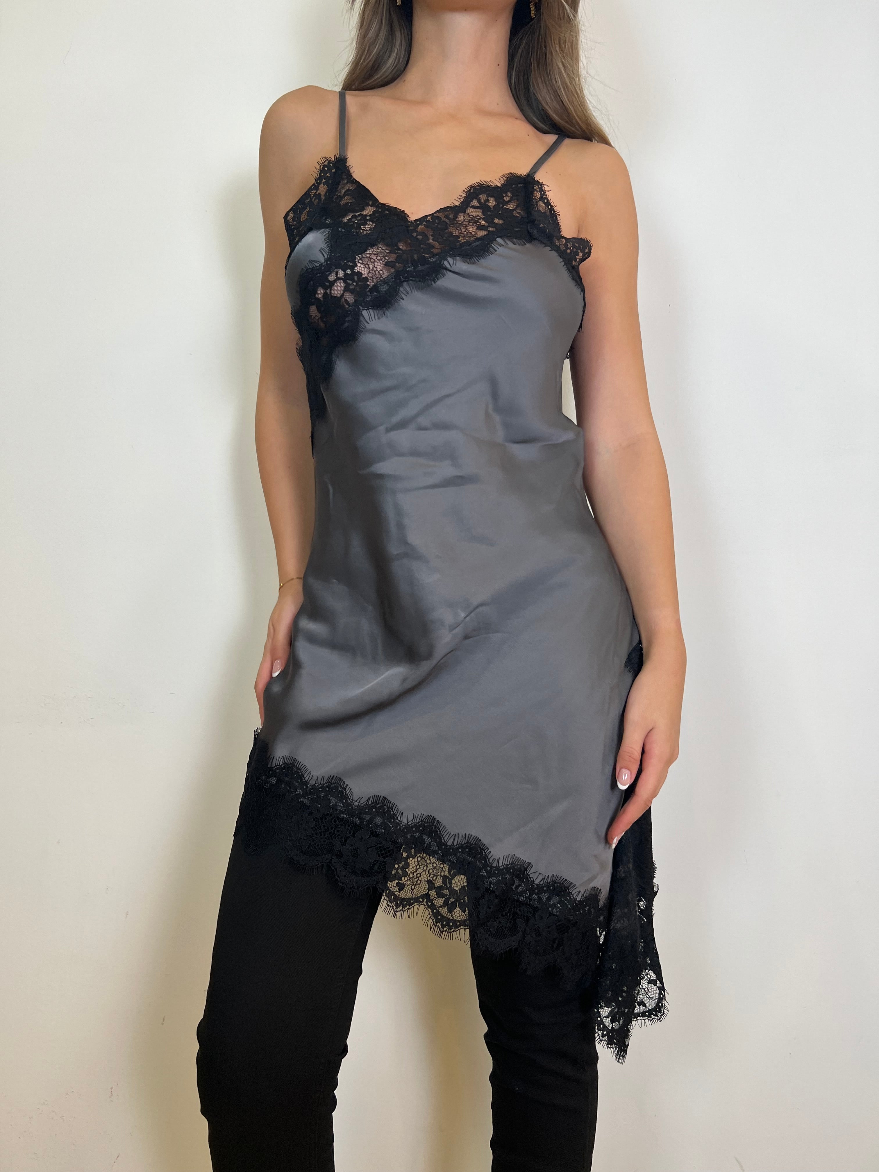 Abito lingerie asimmetrico - Vicolo