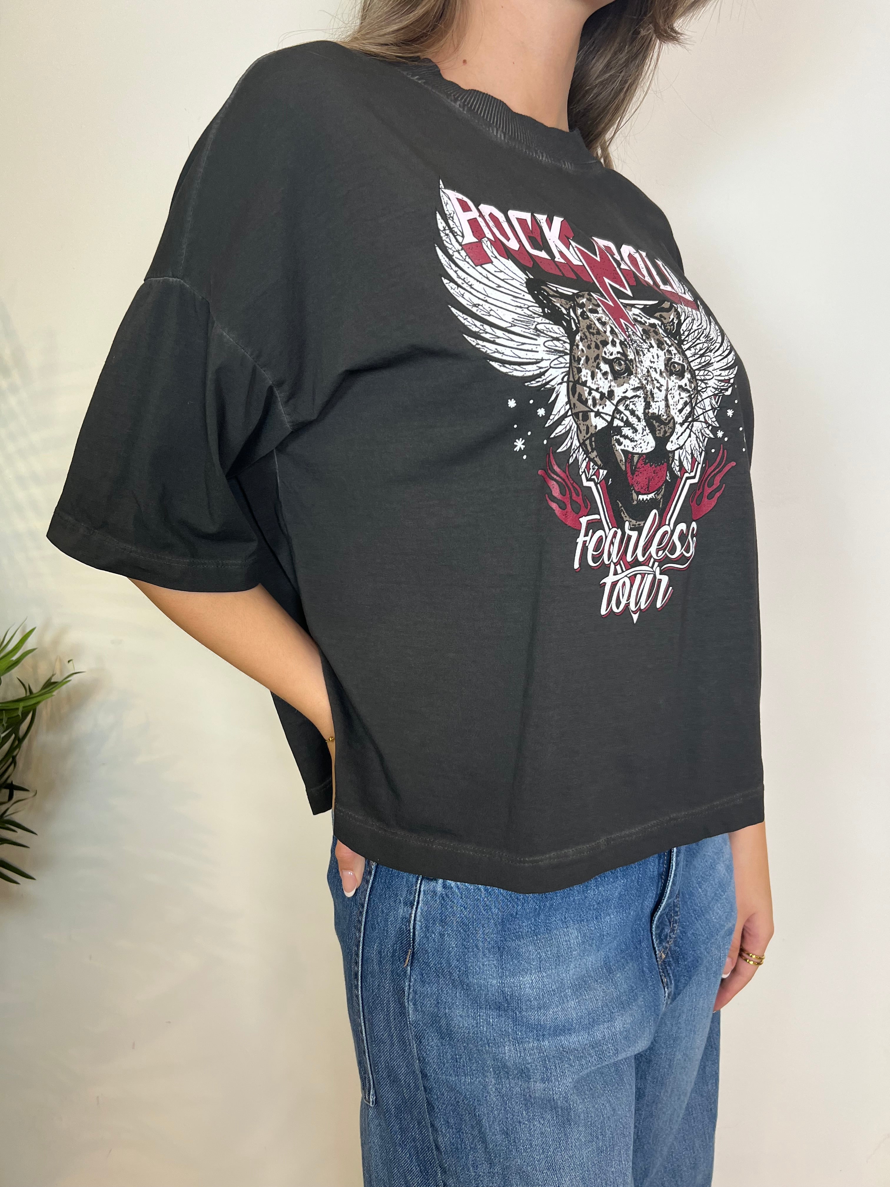 T-shirt stampa rock - Haveone