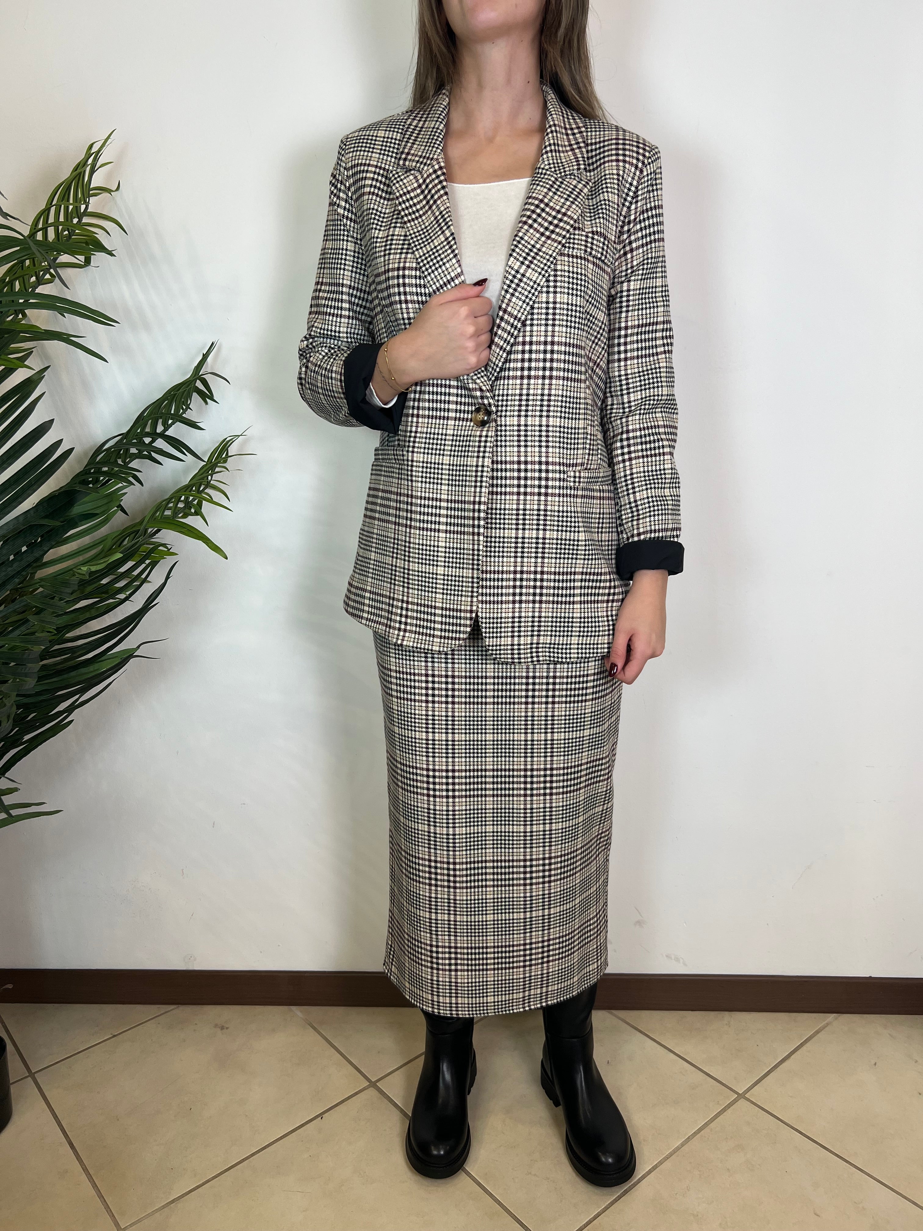 Gonna matita quadretti- Haveone