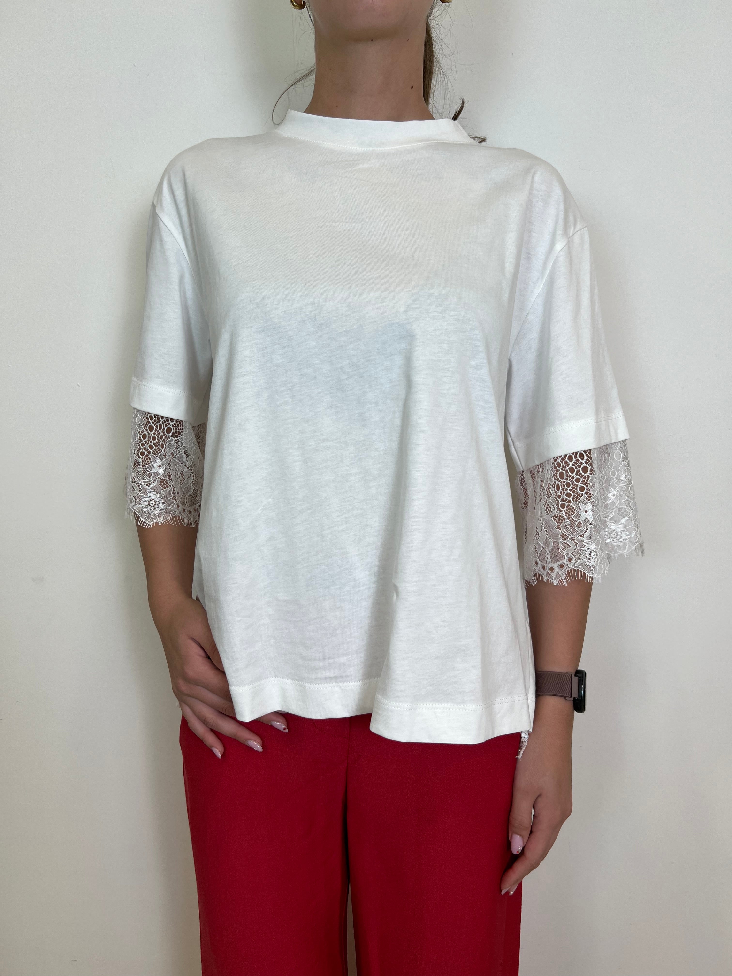 T-shirt pizzo dietro - Haveone