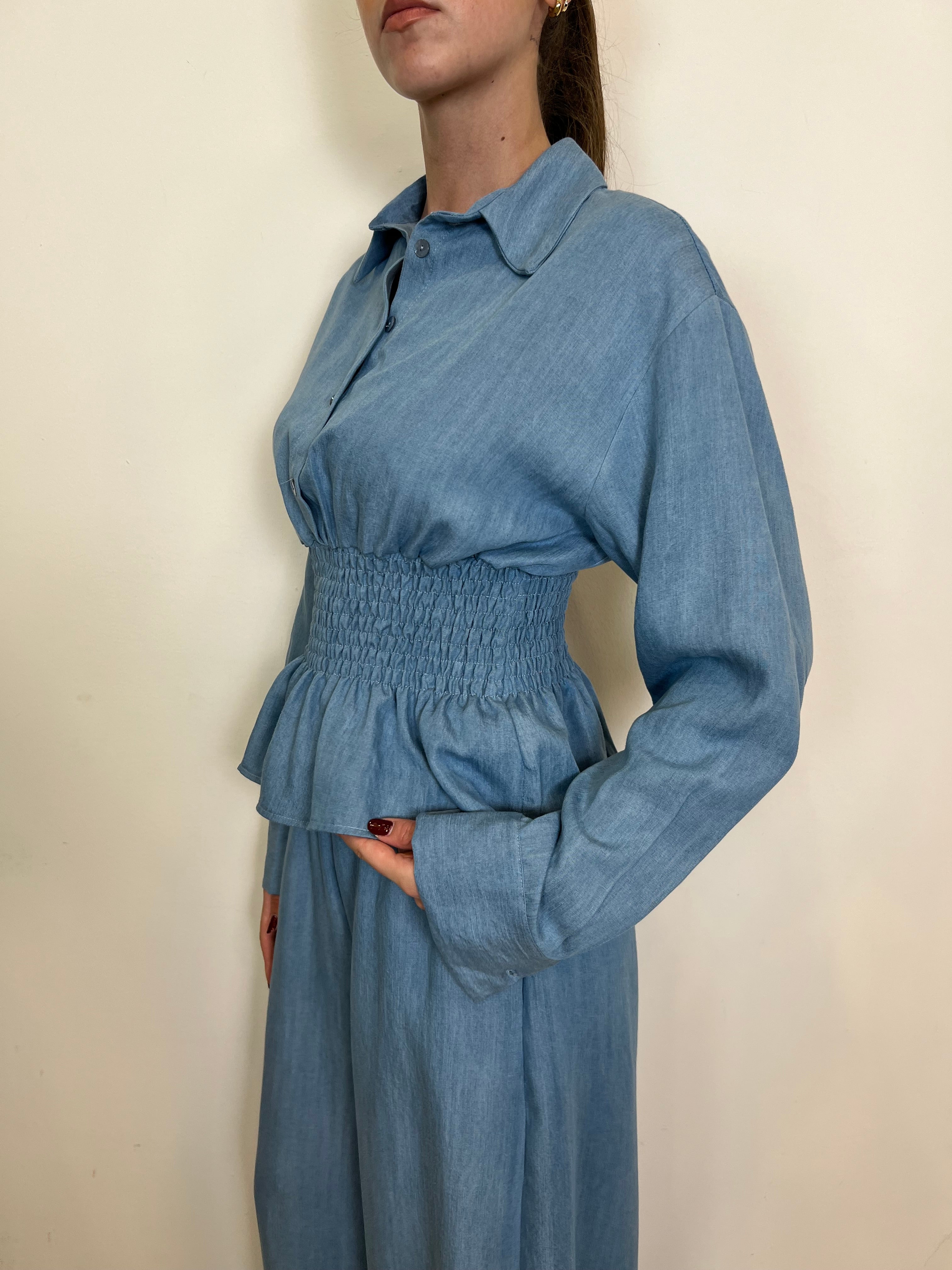 Camicia arriccio chambray - Haveone
