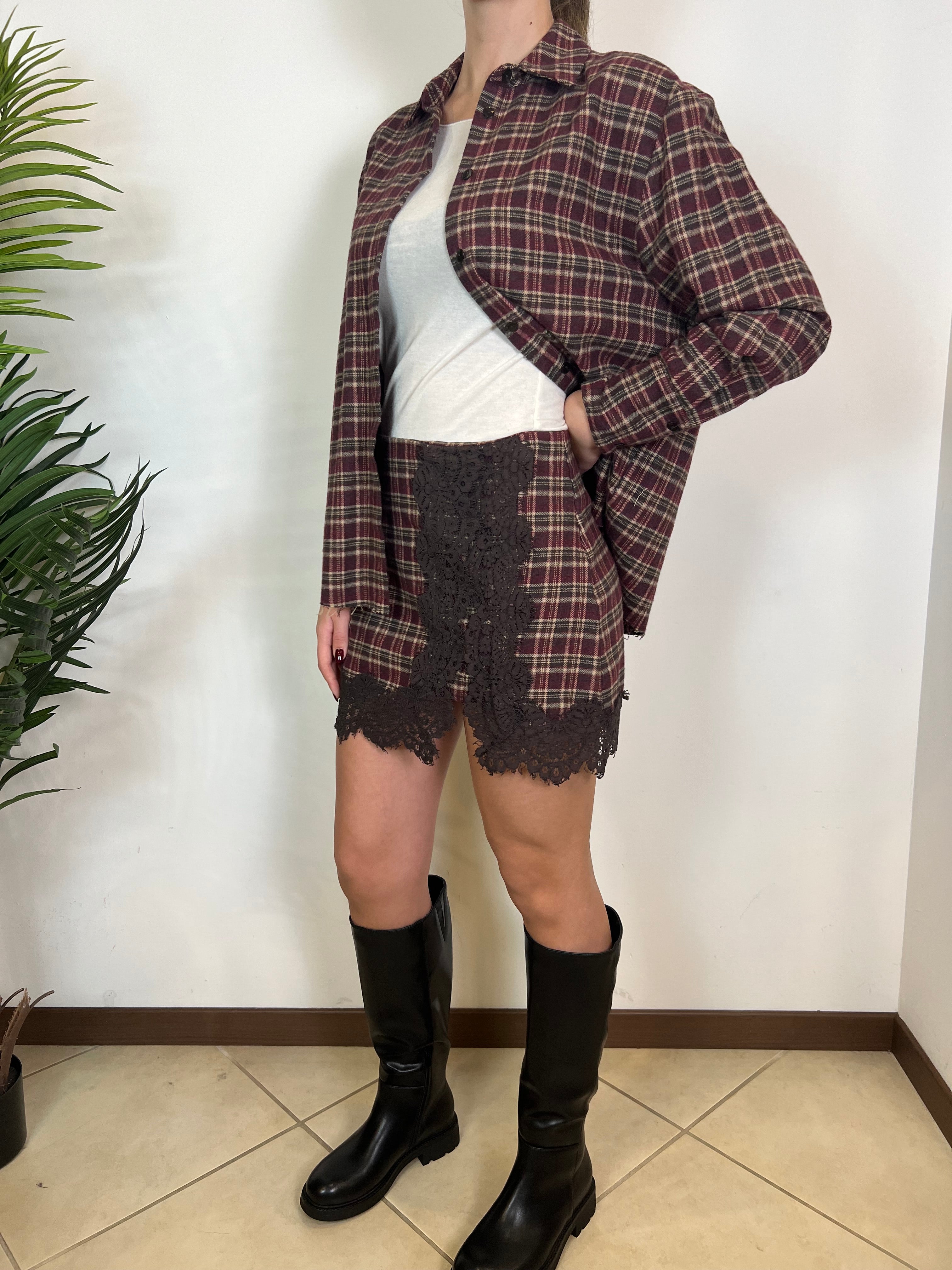 Gonna check vino moro inserti pizzo - Haveone