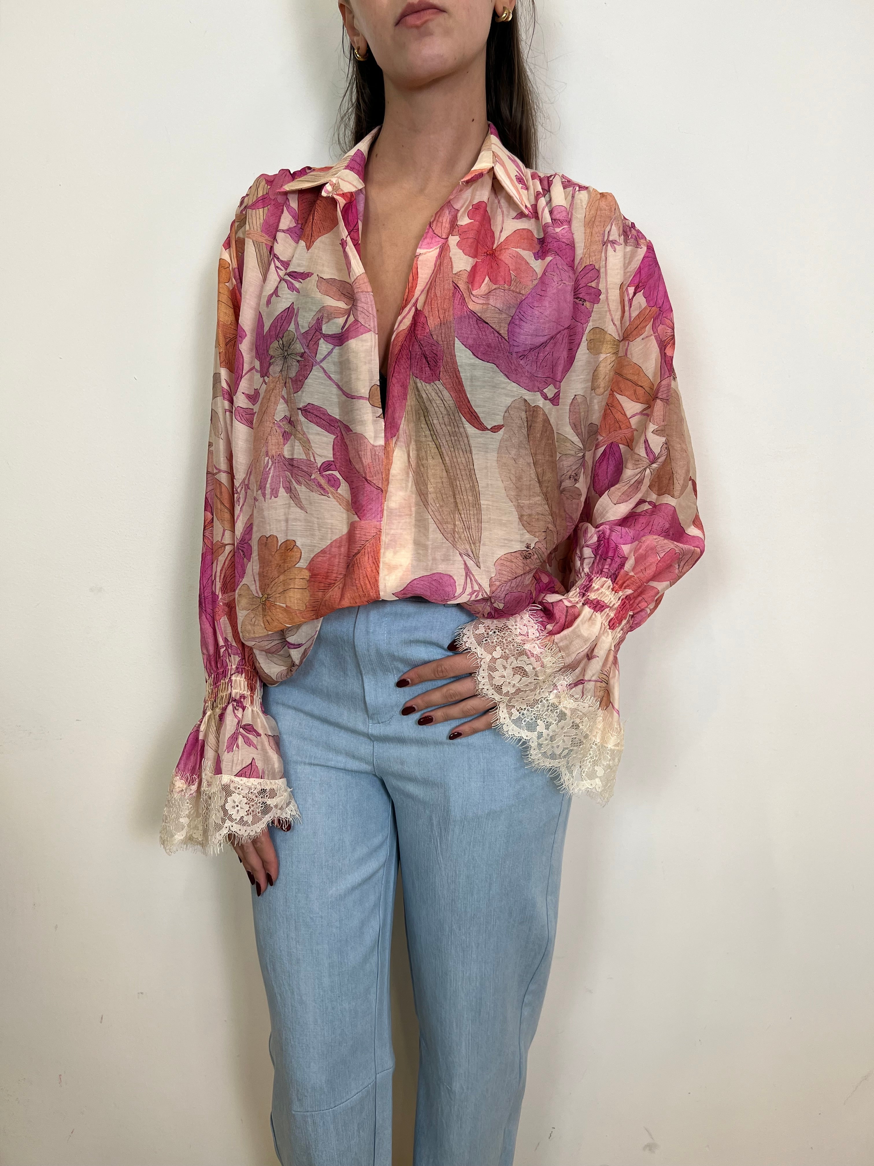 Camicia fantasia floreale - Haveone