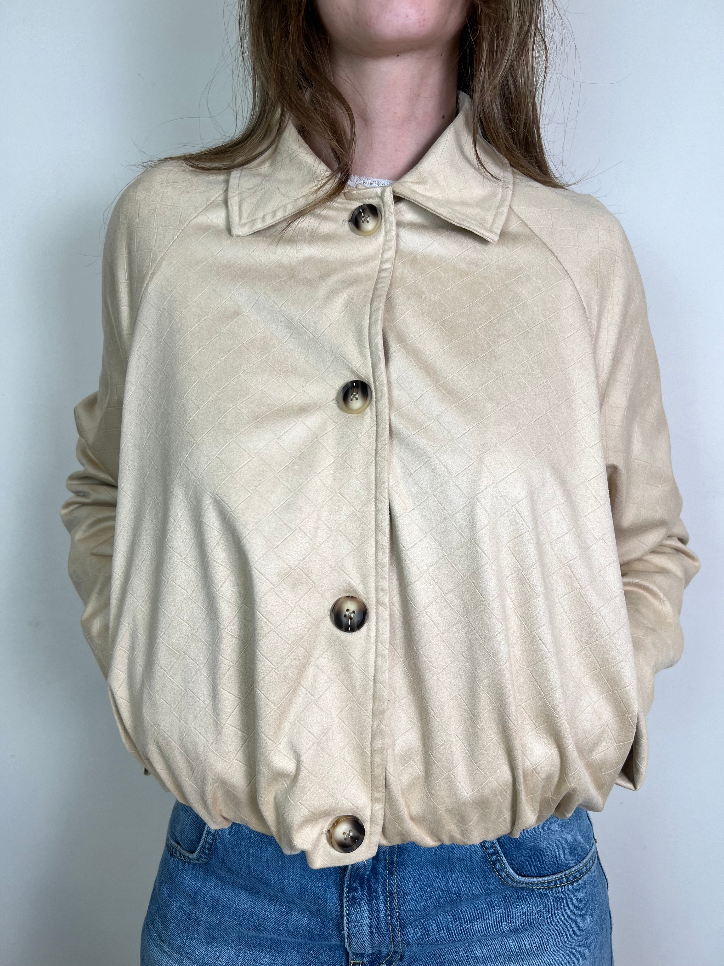 Bomber suede intrecciata - Haveone