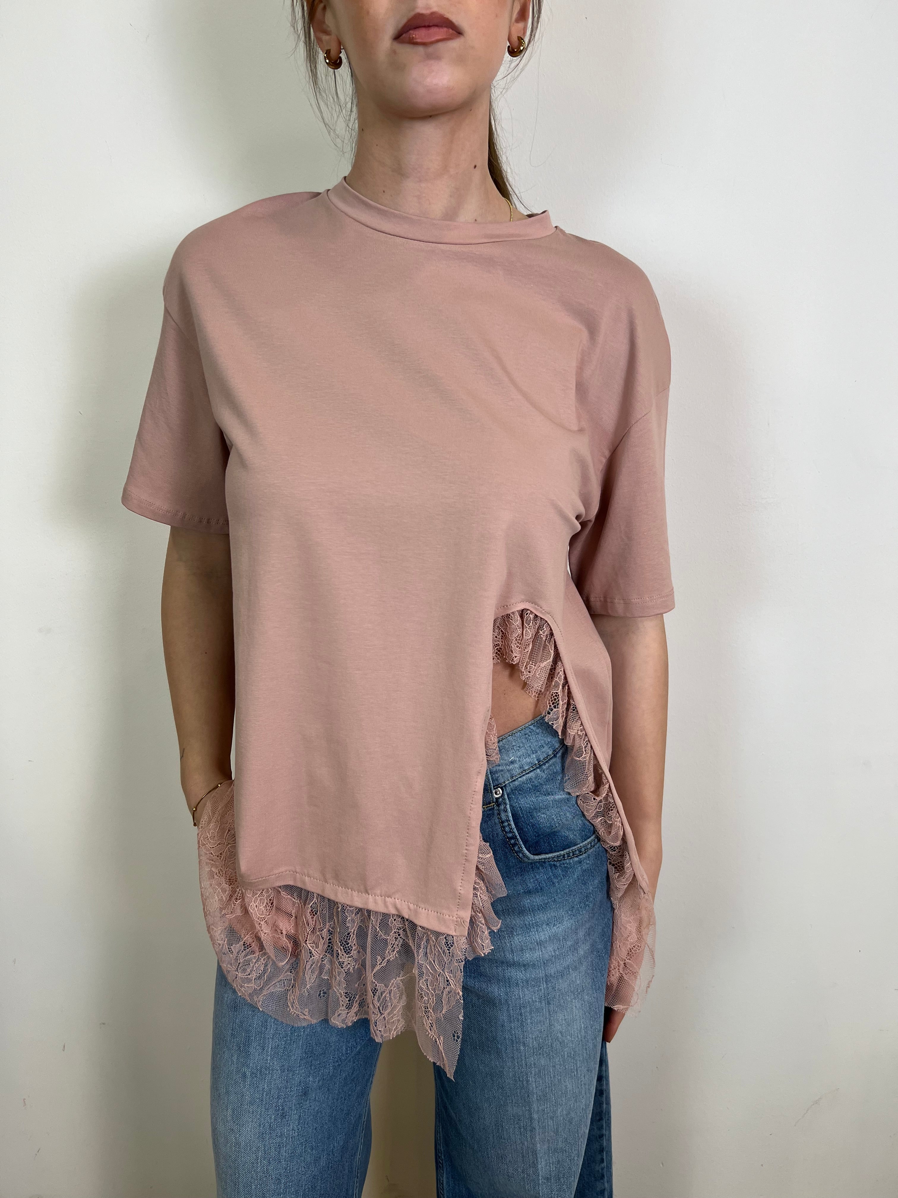T-shirt spacco pizzo - Haveone