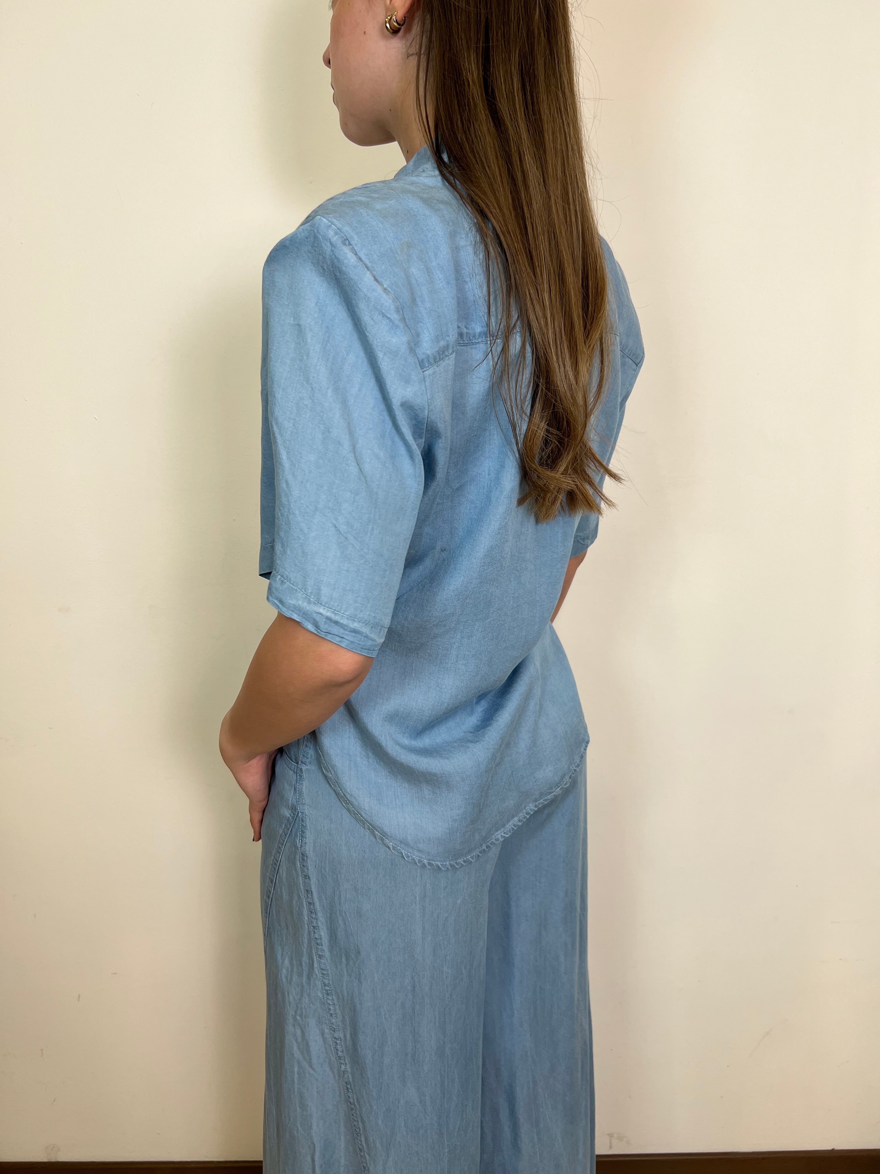 Camicia chambray spallina - Haveone