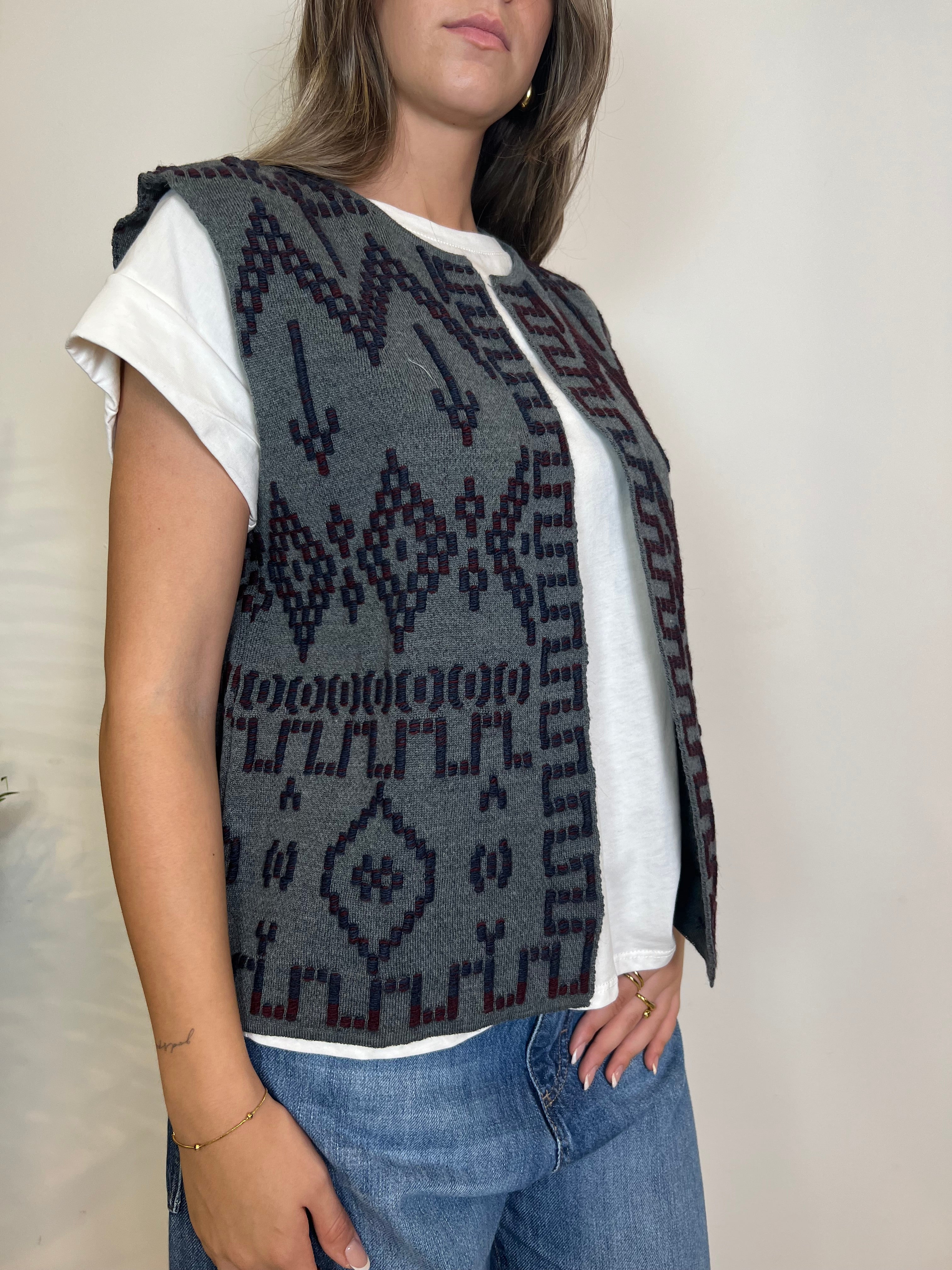 Gilet ricami - TensioneIn