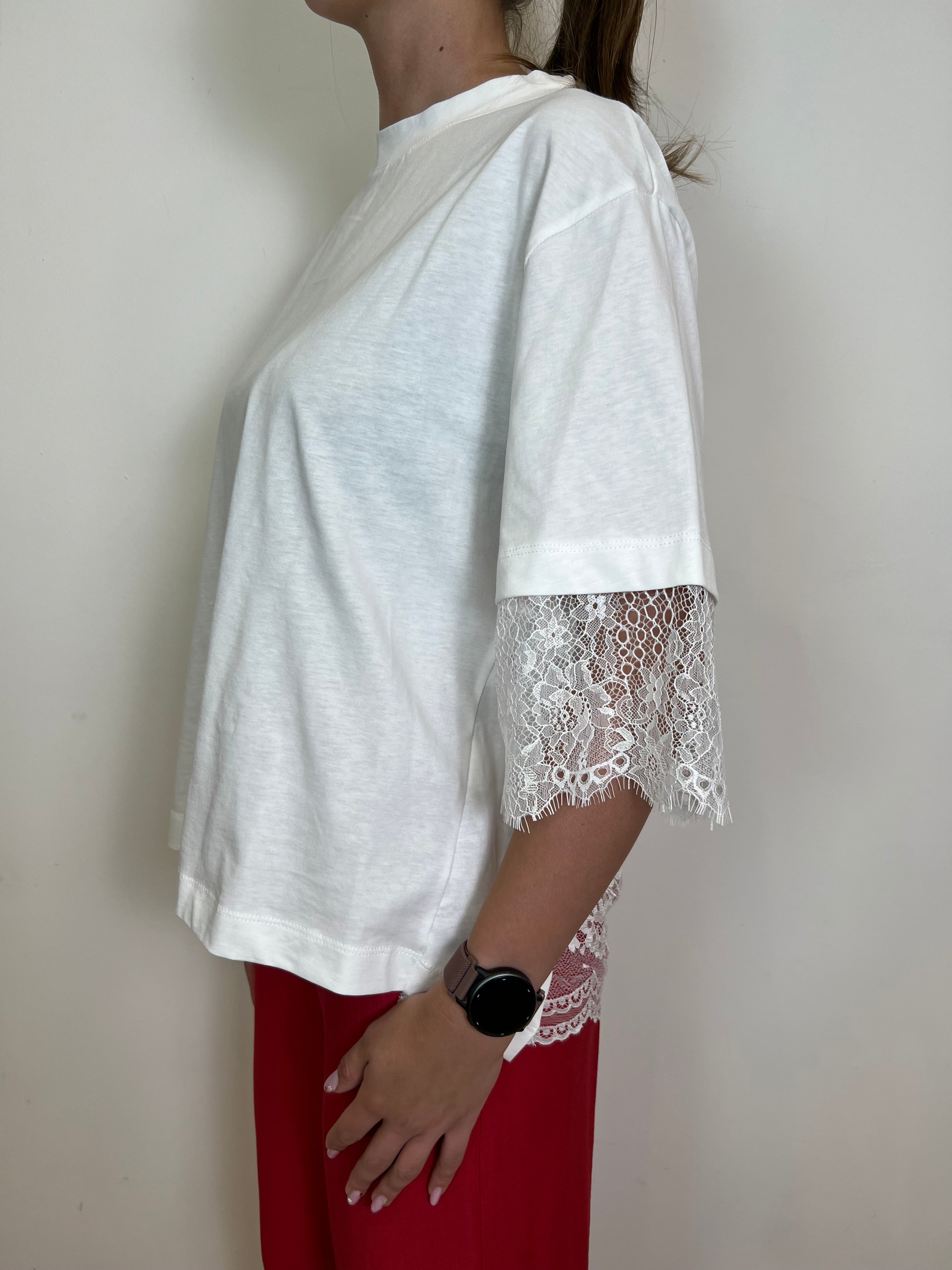 T-shirt pizzo dietro - Haveone