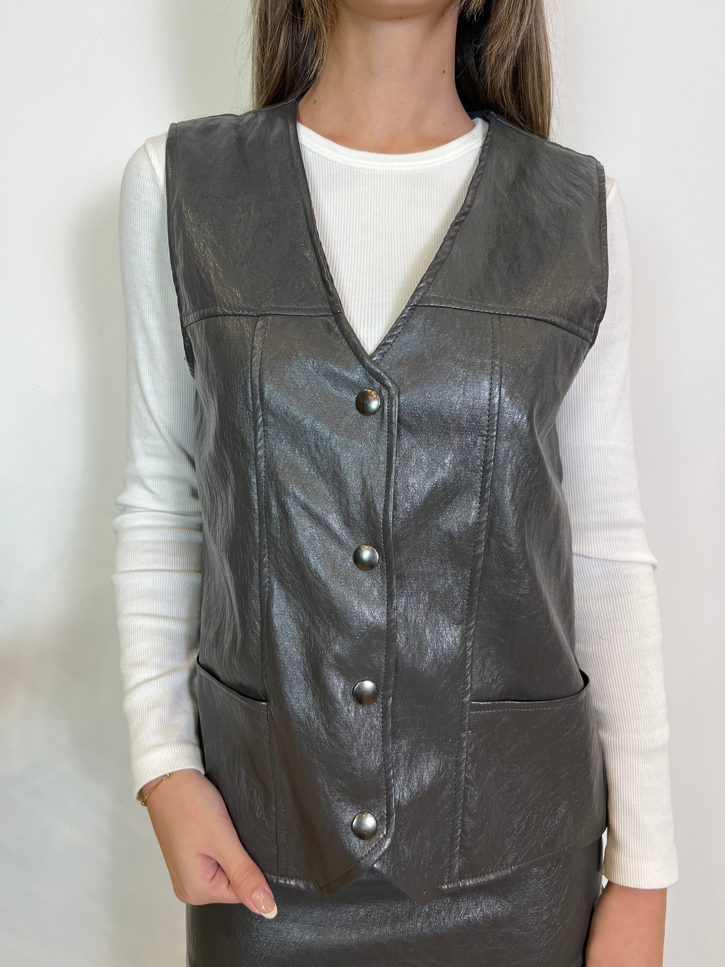 Gilet ecopelle - Vicolo