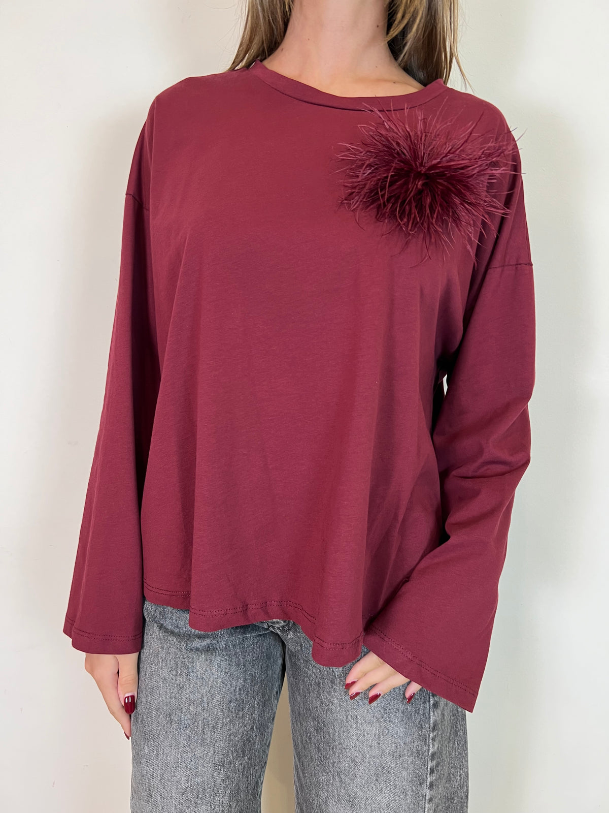 T-shirt spilla piumetta - Tensione In