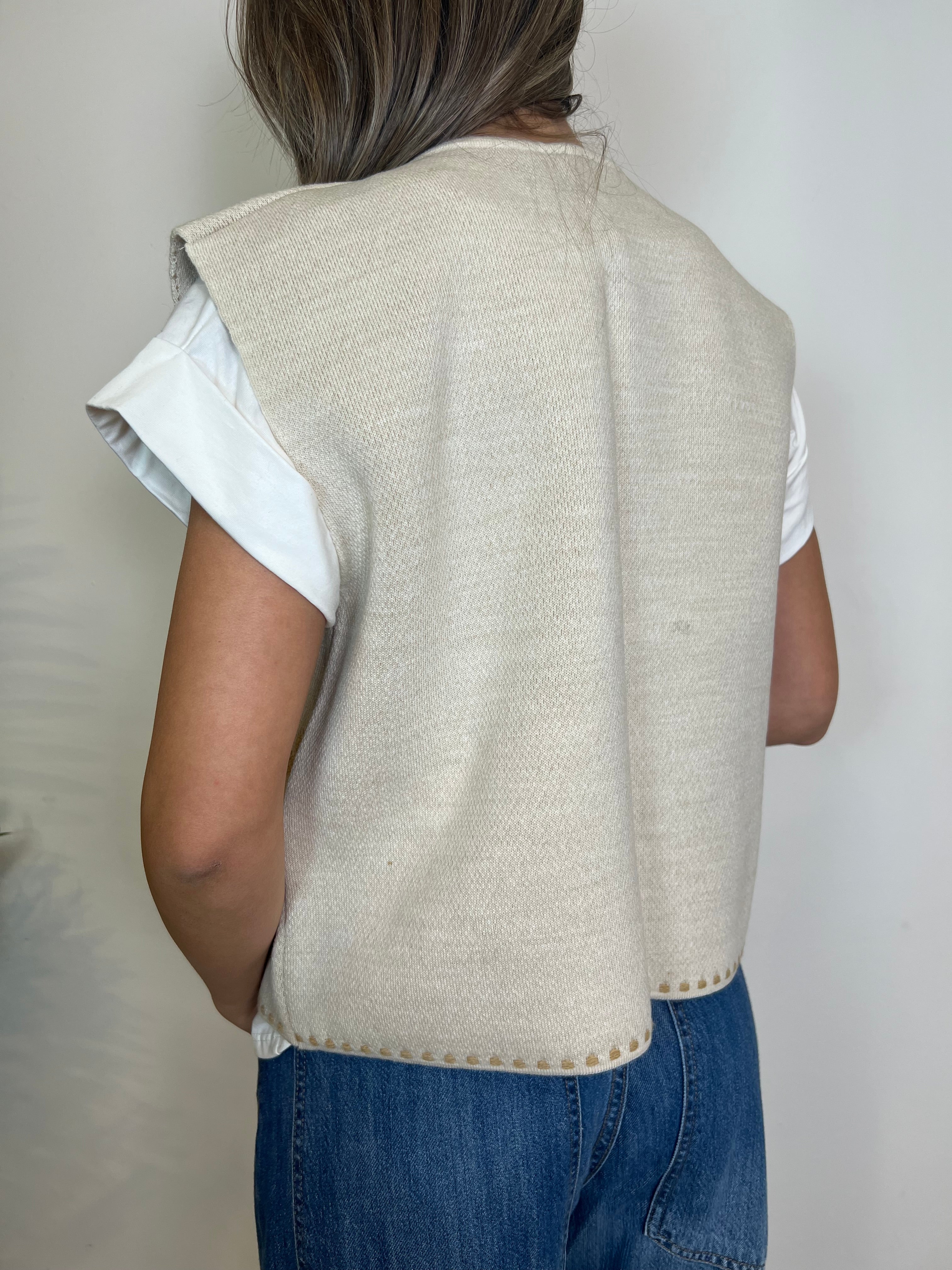 Gilet ricami - TensioneIn