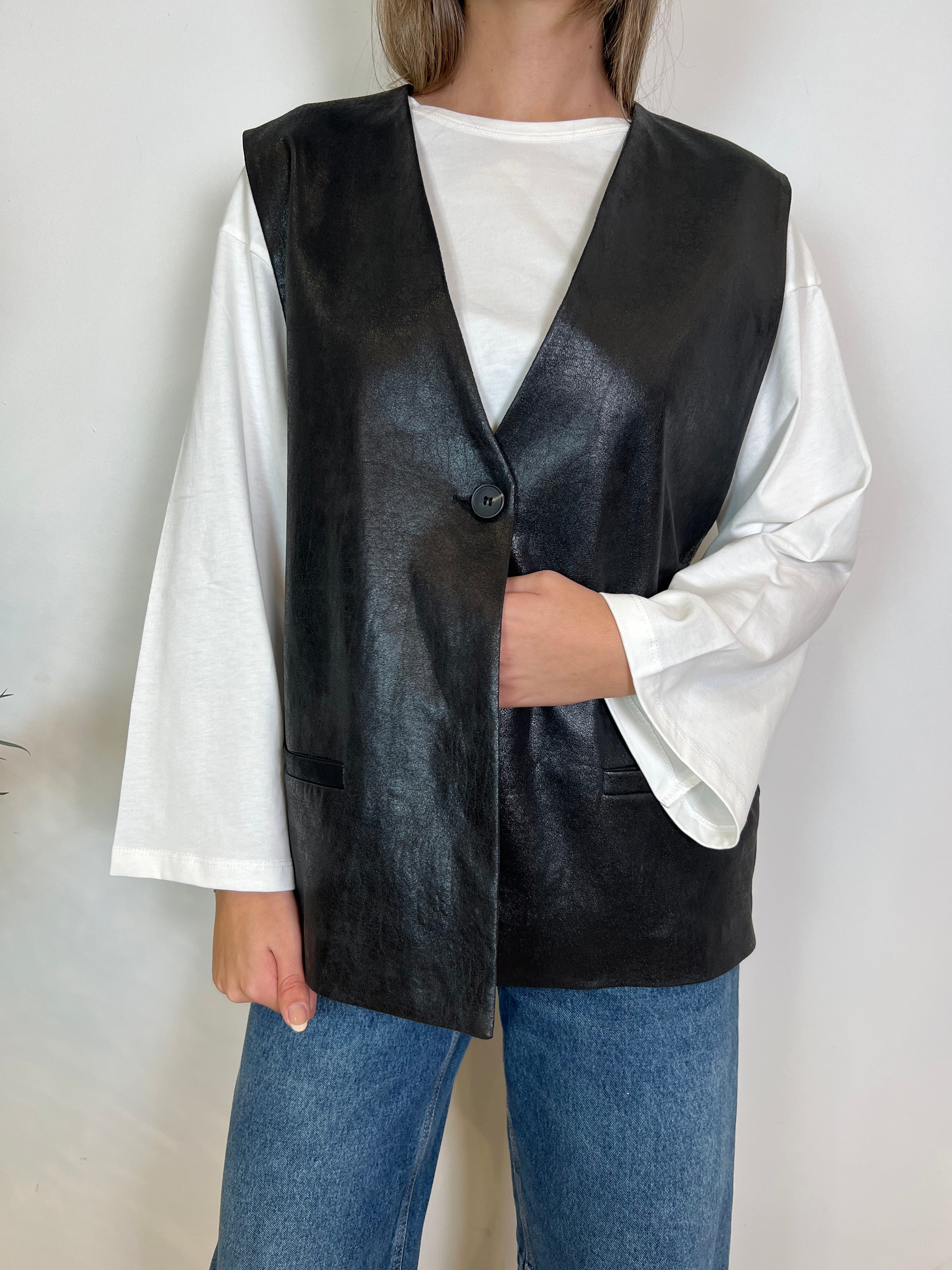 Gilet ecopelle - TensioneIn