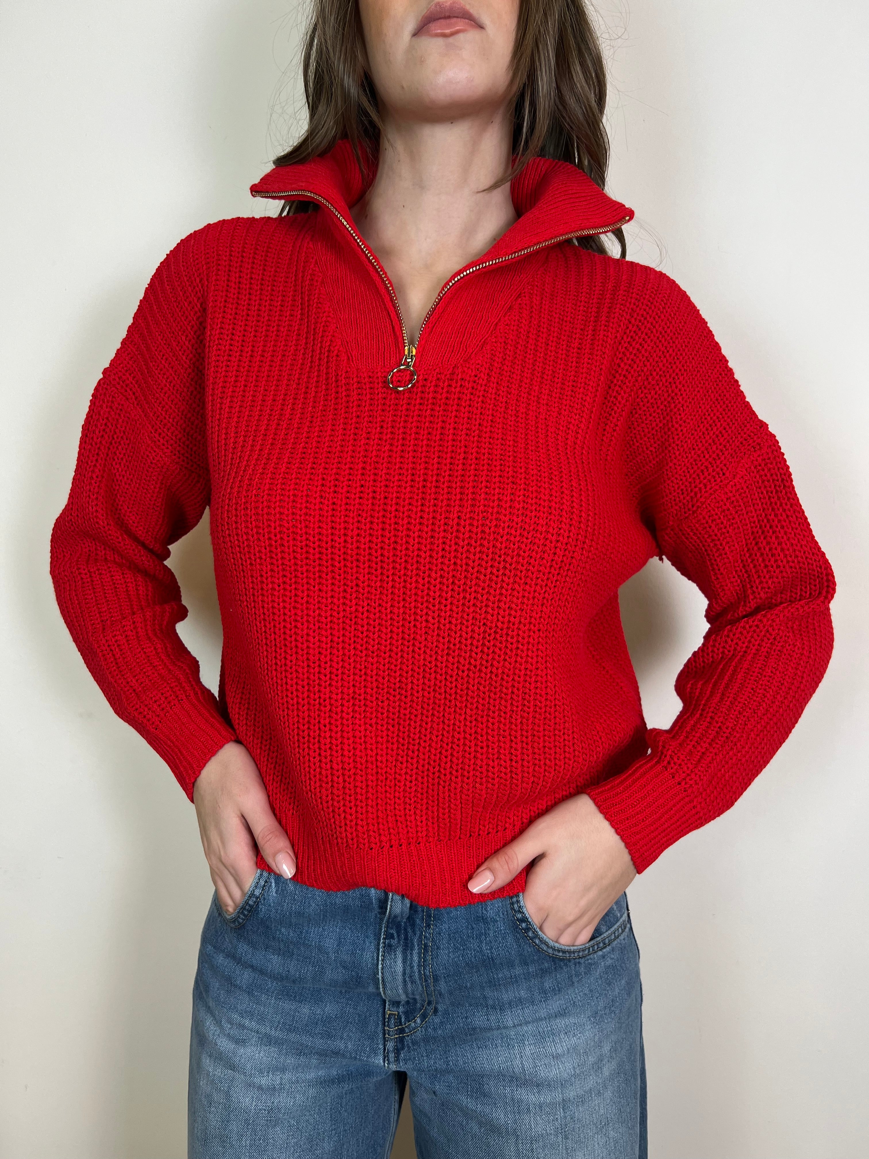 Maglia mini zip - Haveone