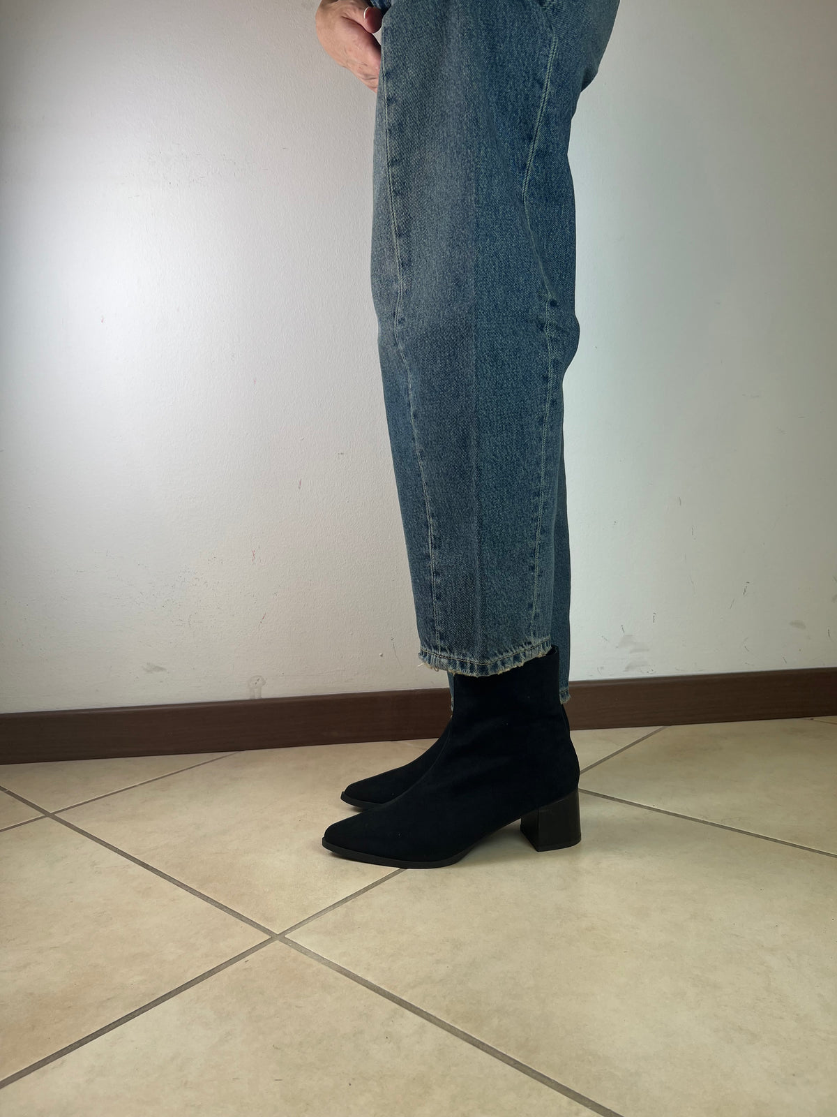 Tronchetto camoscio - Vivienne D