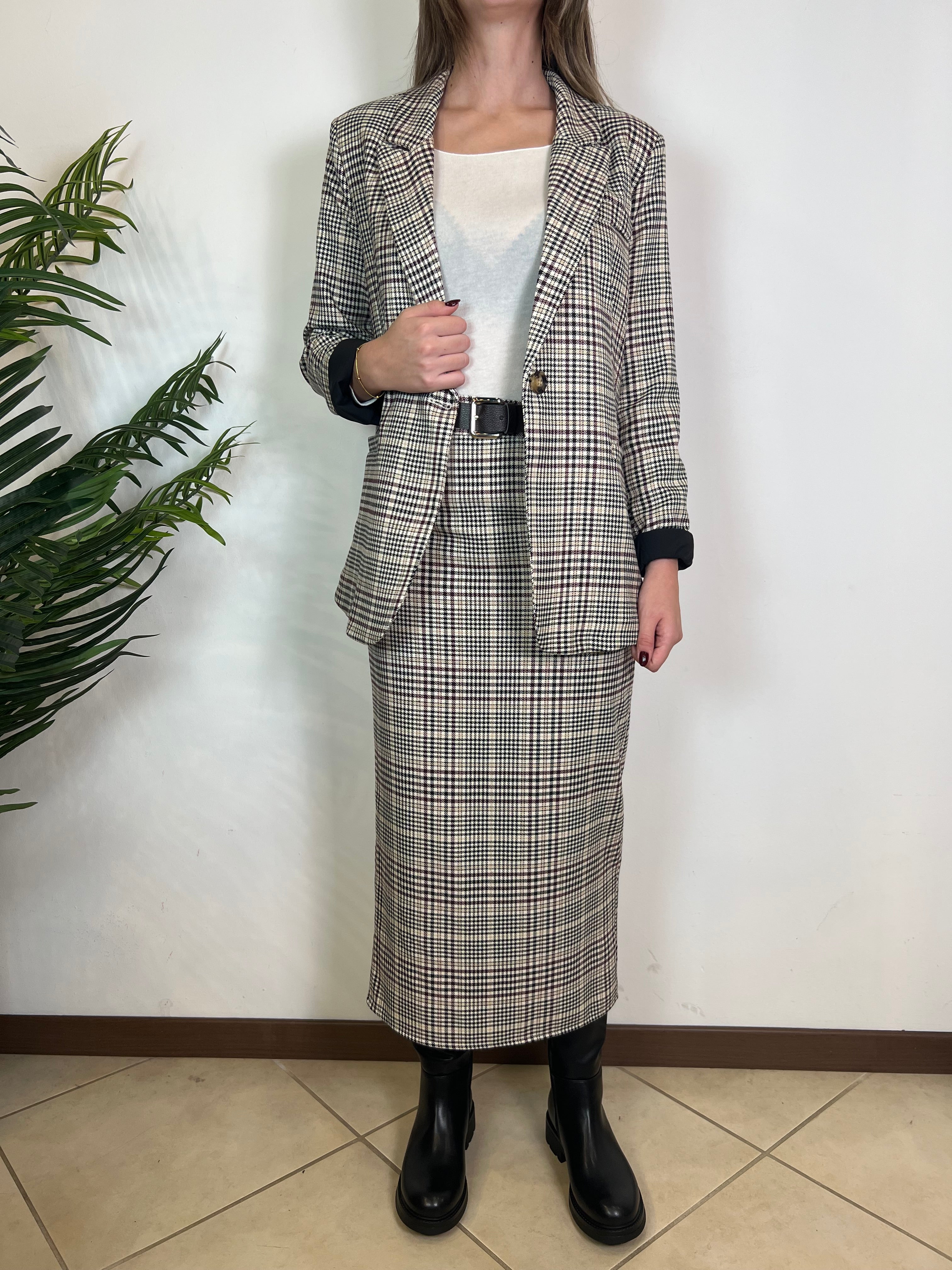 Gonna matita quadretti- Haveone