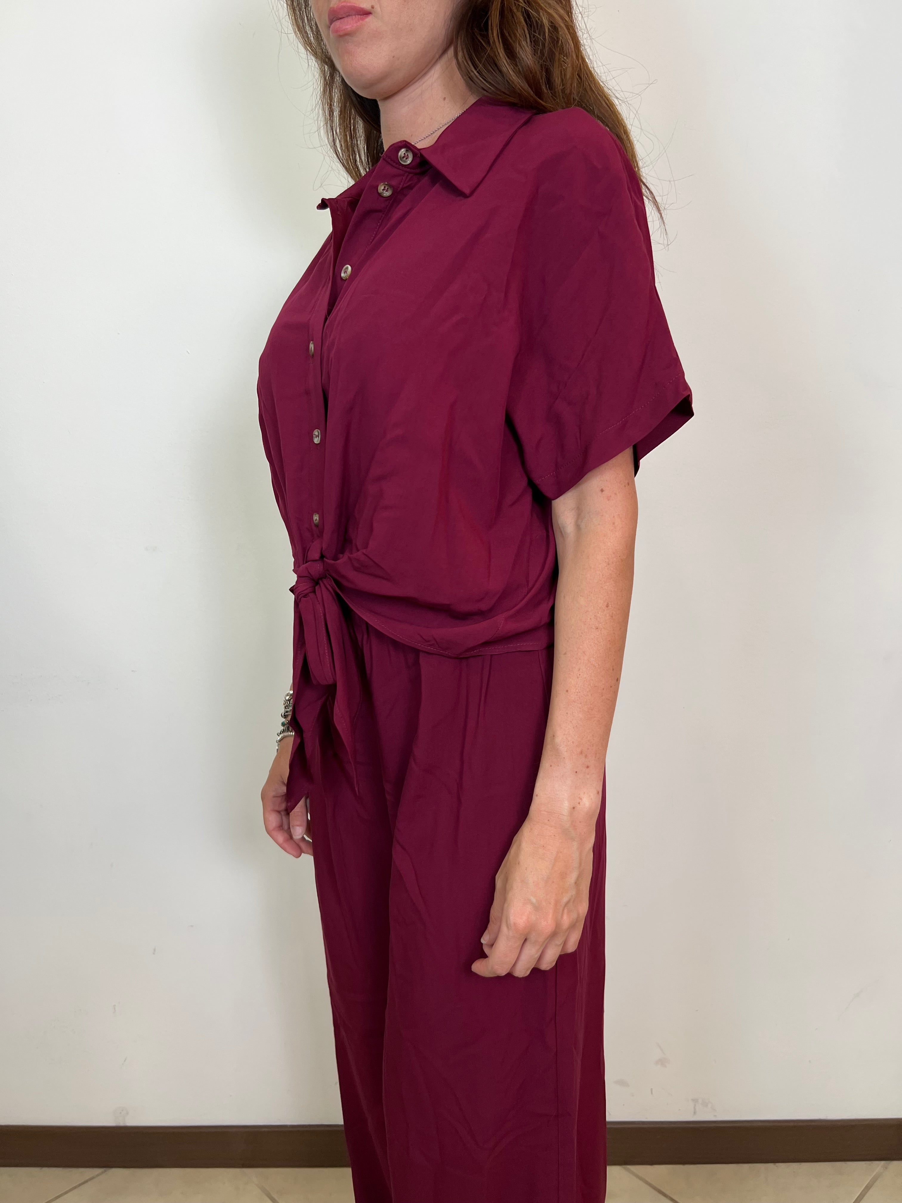 Camicia mezza manica crop - Haveone