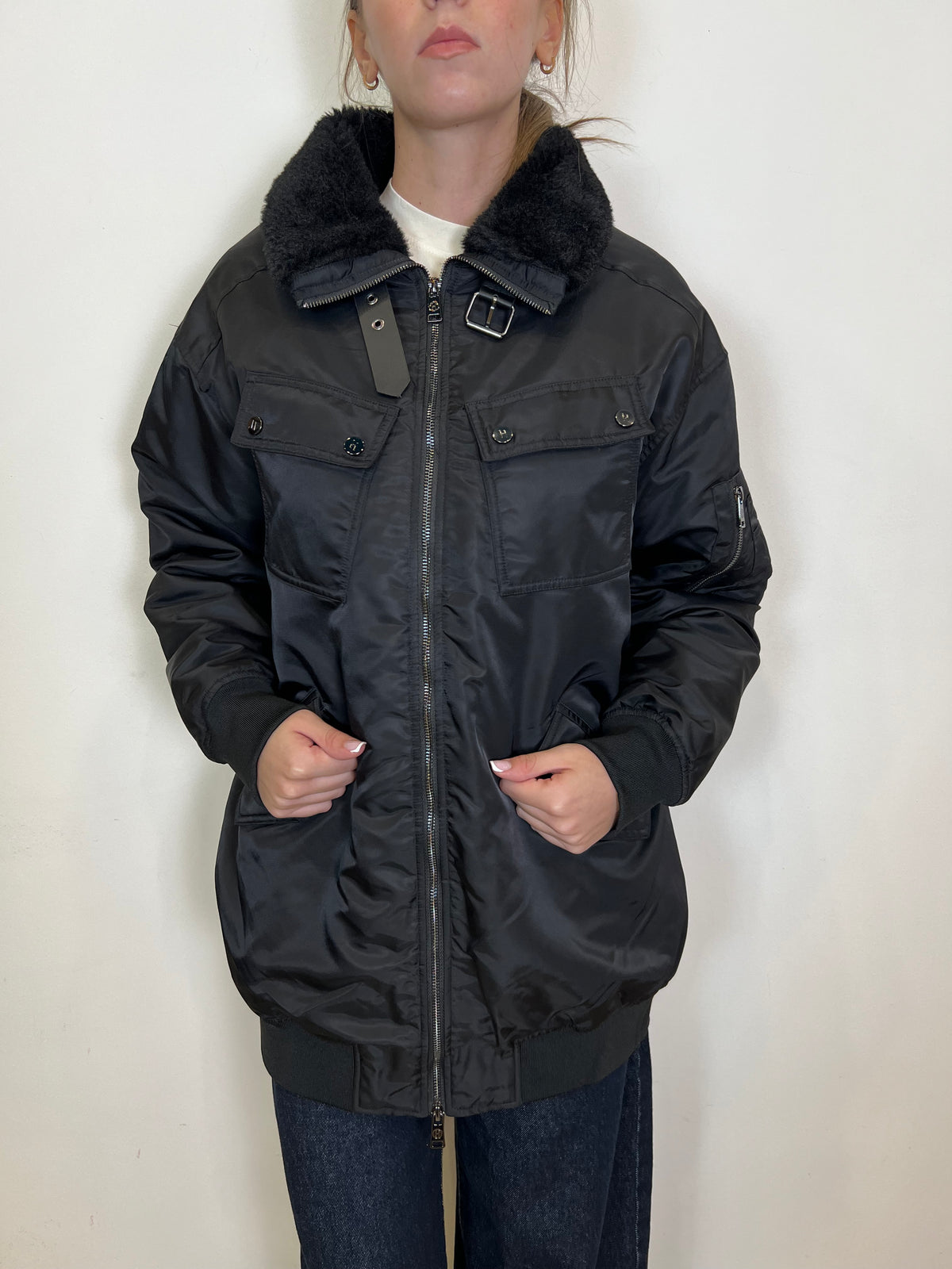 Parka collo pelo - Haveone