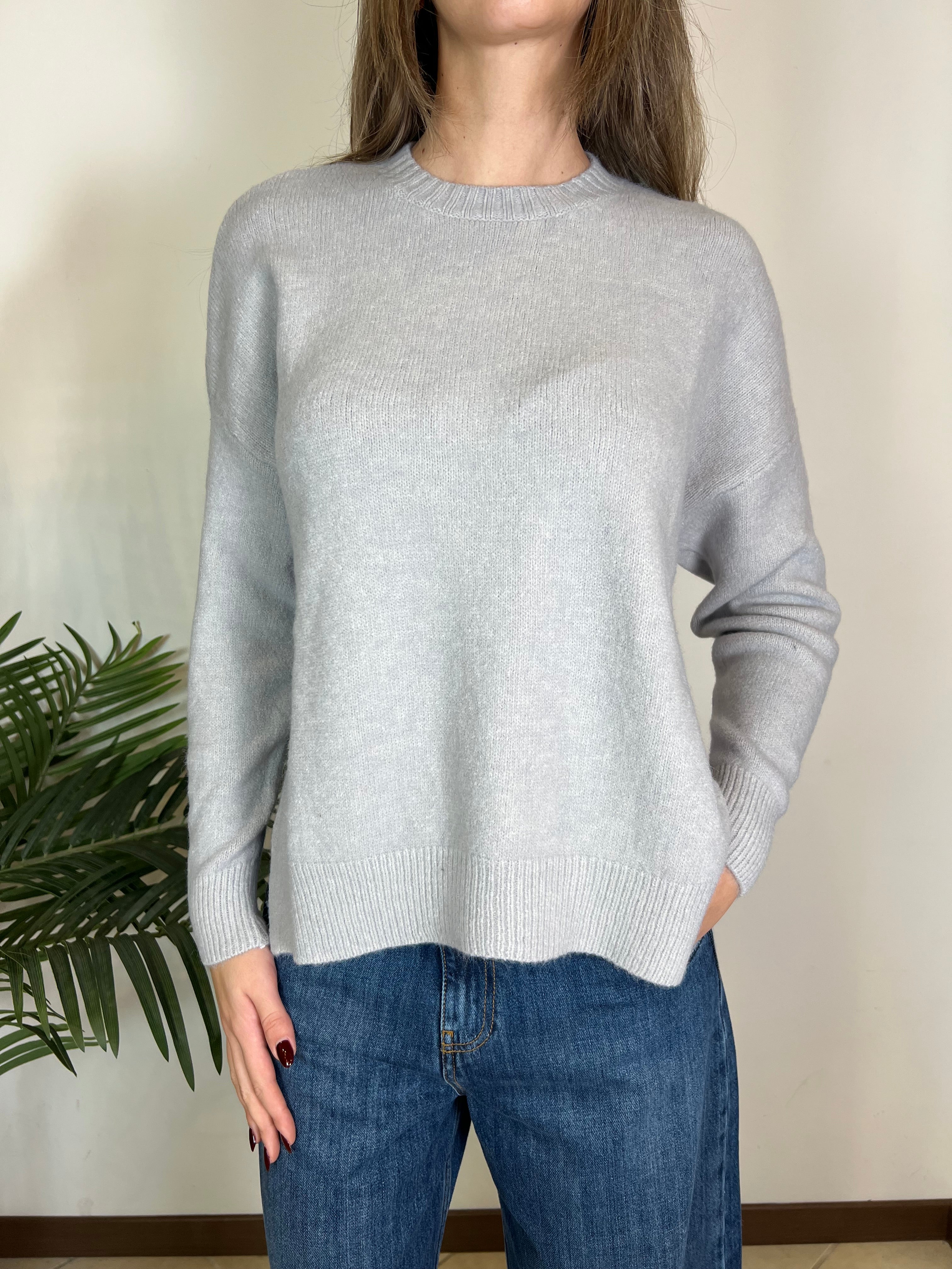 Maglia girocollo spacchi laterali - Haveone