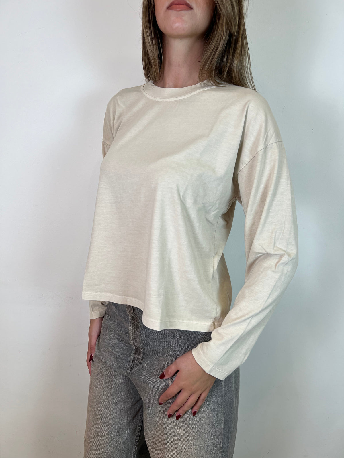 T-shirt scatola manica lunga - Haveone