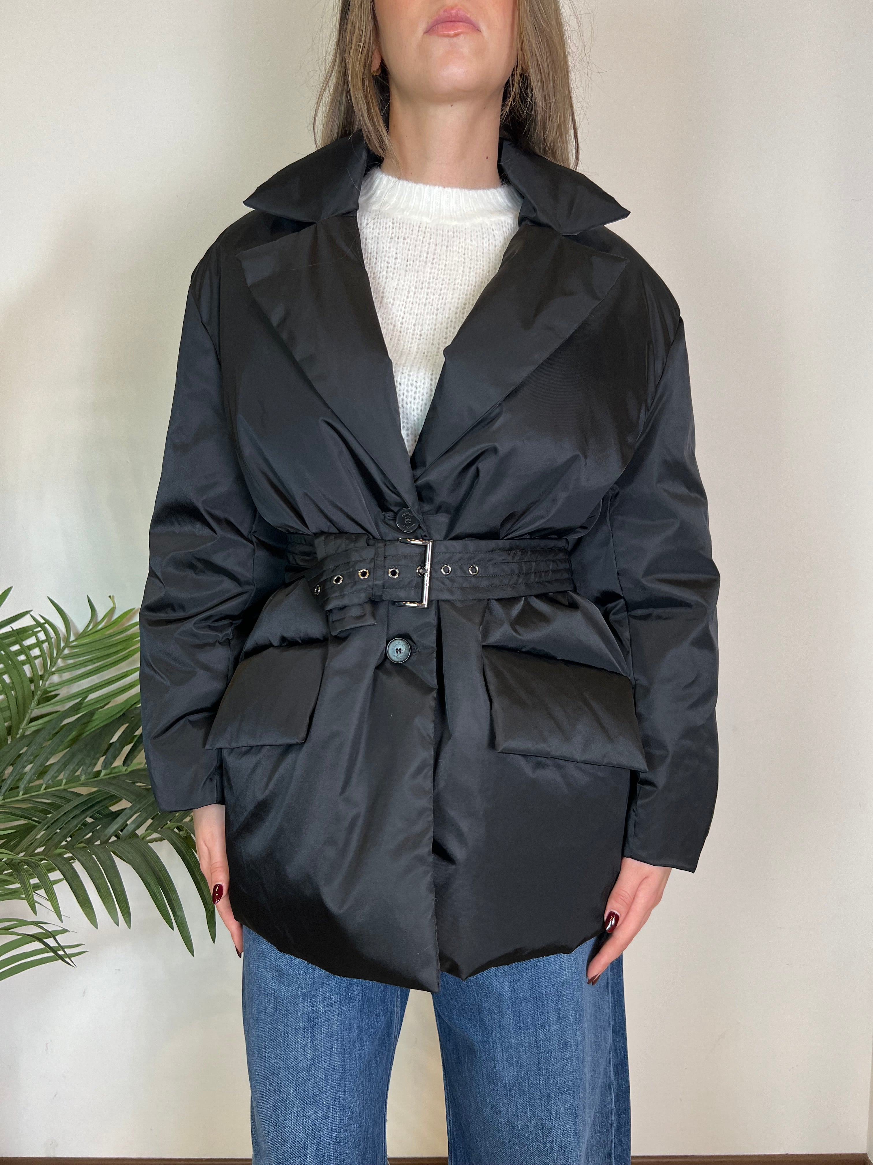 Piumino over con cintura - Vicolo