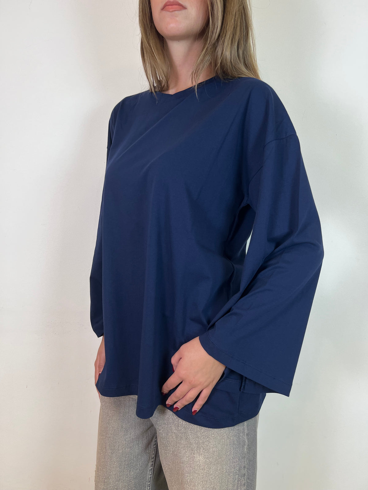 T-shirt lunga manica ampia - Vicolo