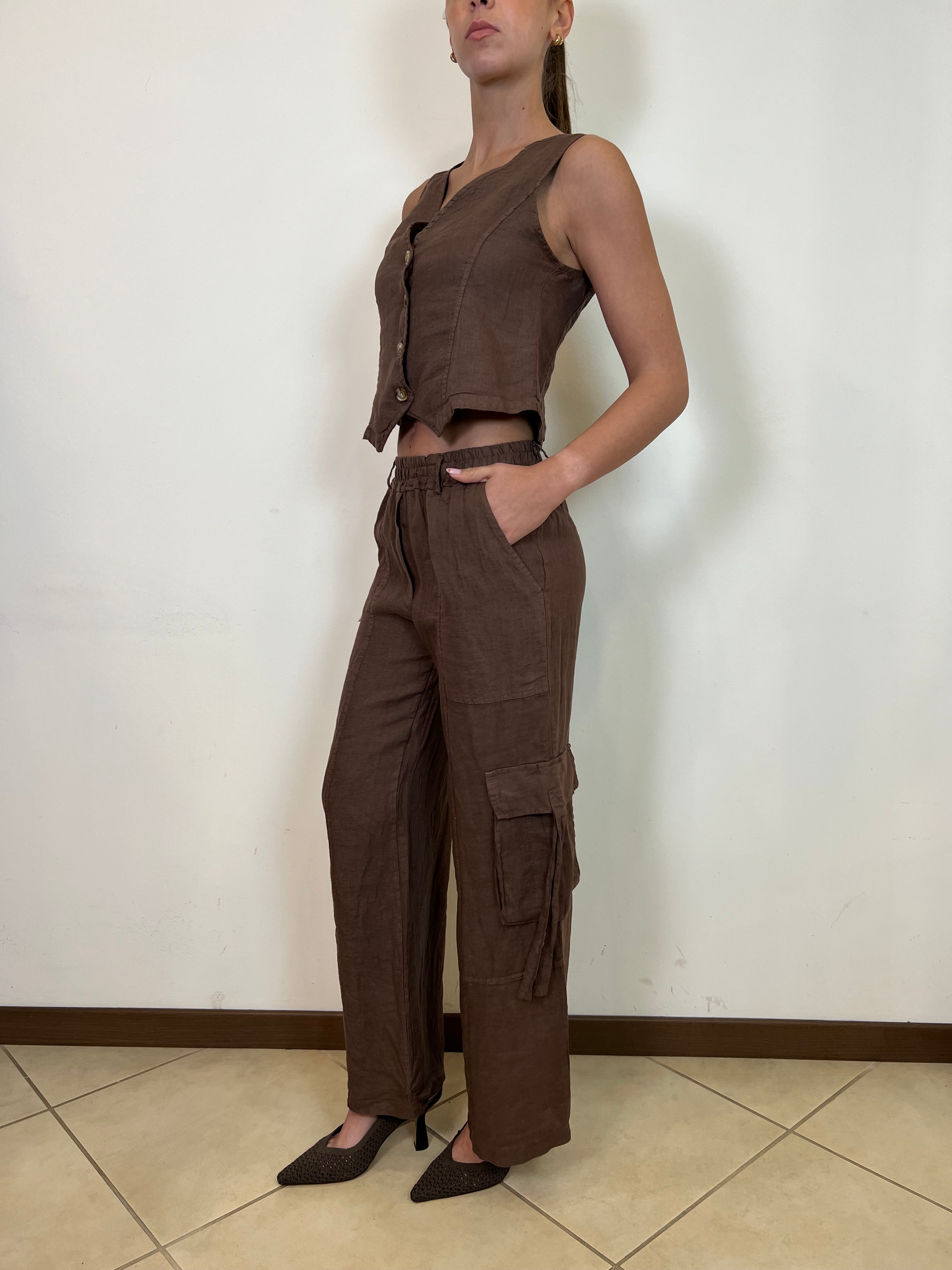 Gilet lino - Haveone